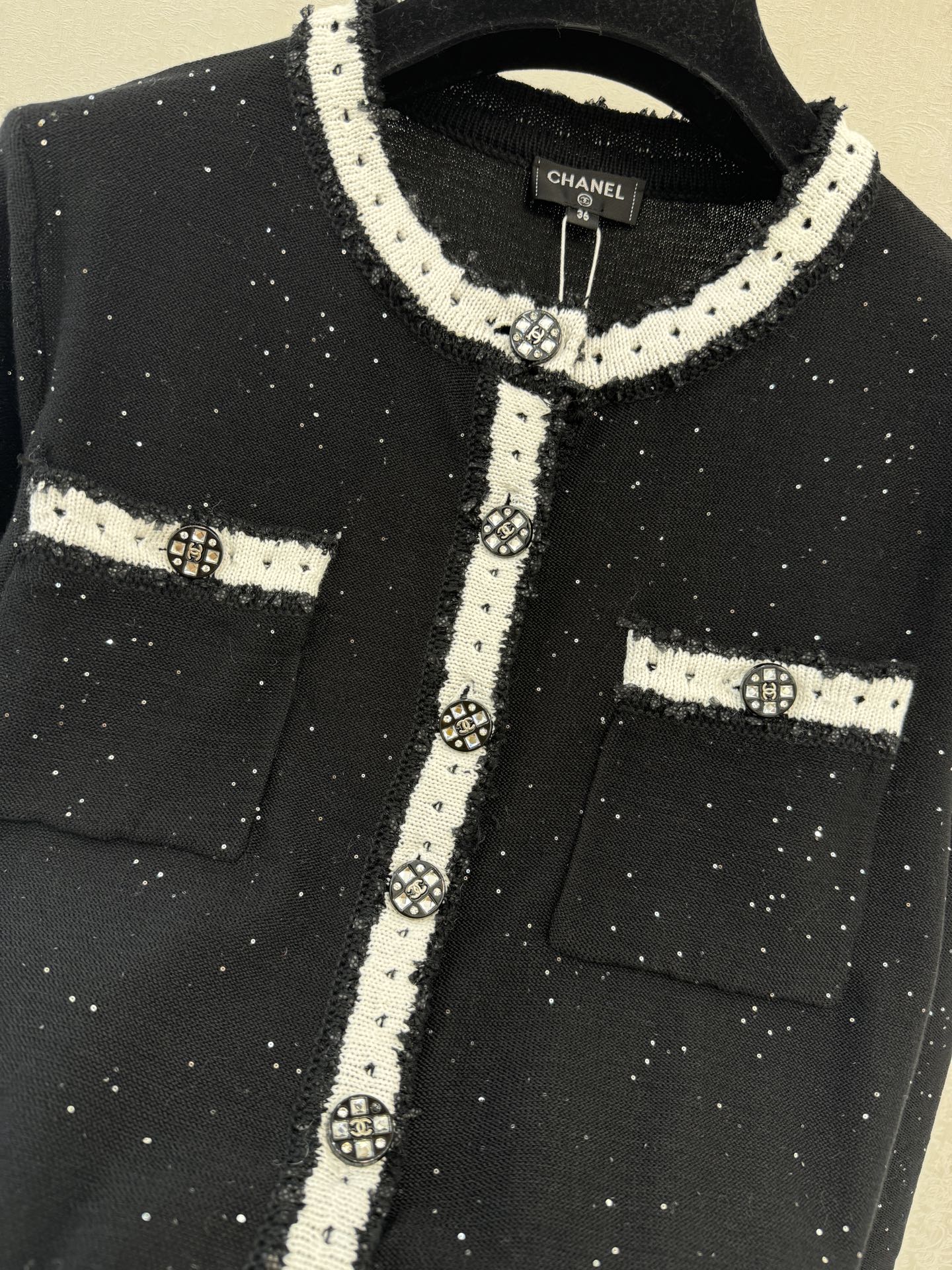 小香新品🆕🆕圆领长袖开衫💗💗实拍图🆕🆕