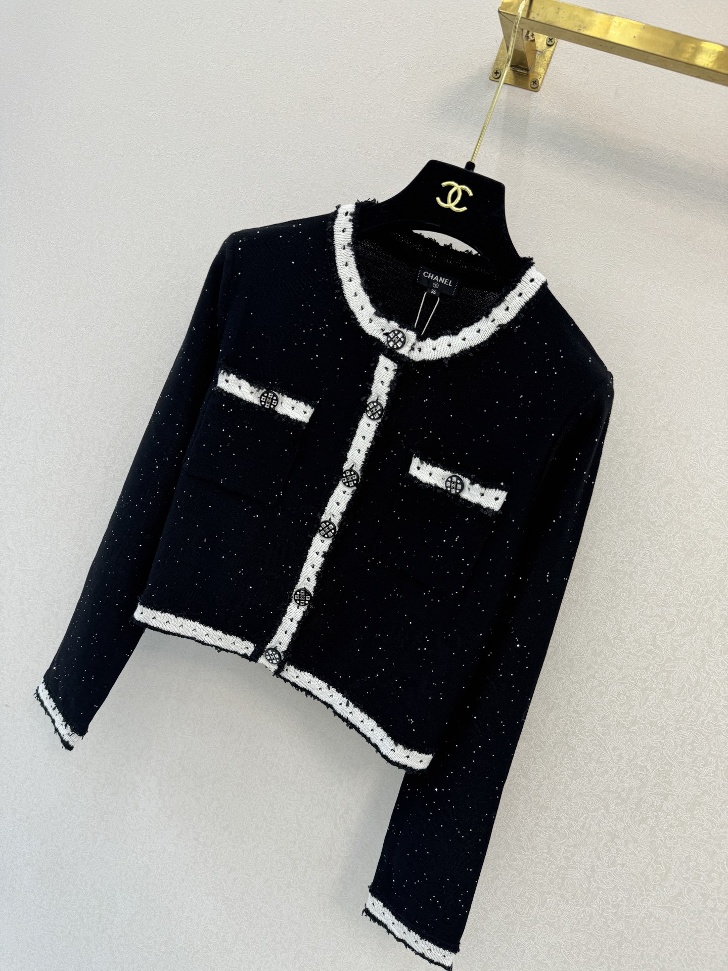 小香新品🆕🆕圆领长袖开衫💗💗实拍图🆕🆕