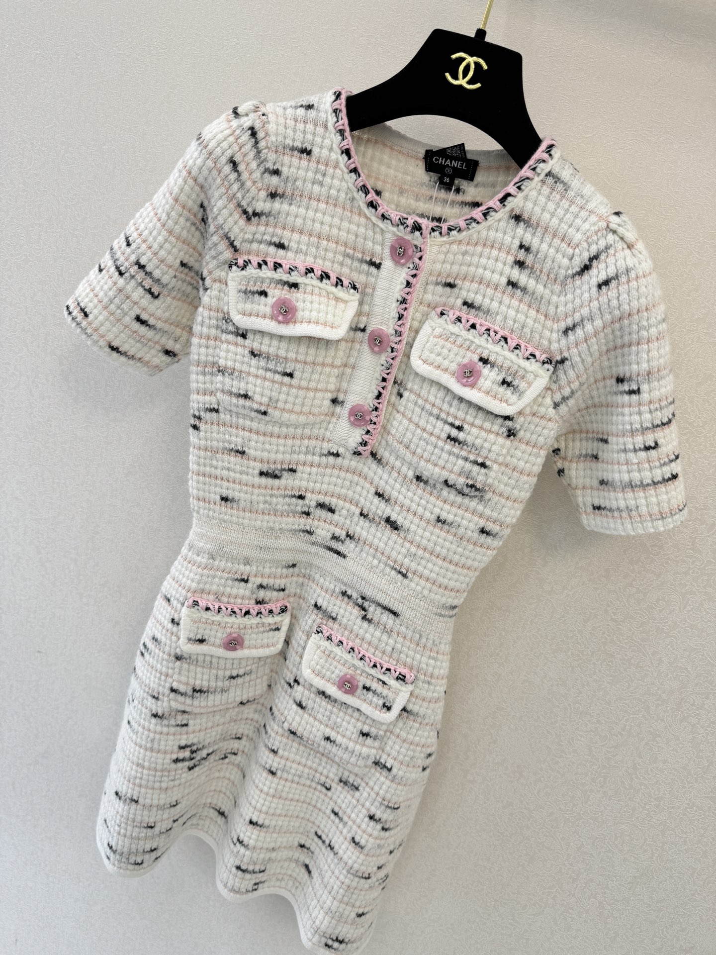 小香新品🆕🆕短袖连衣裙💗💗实拍图🆕🆕