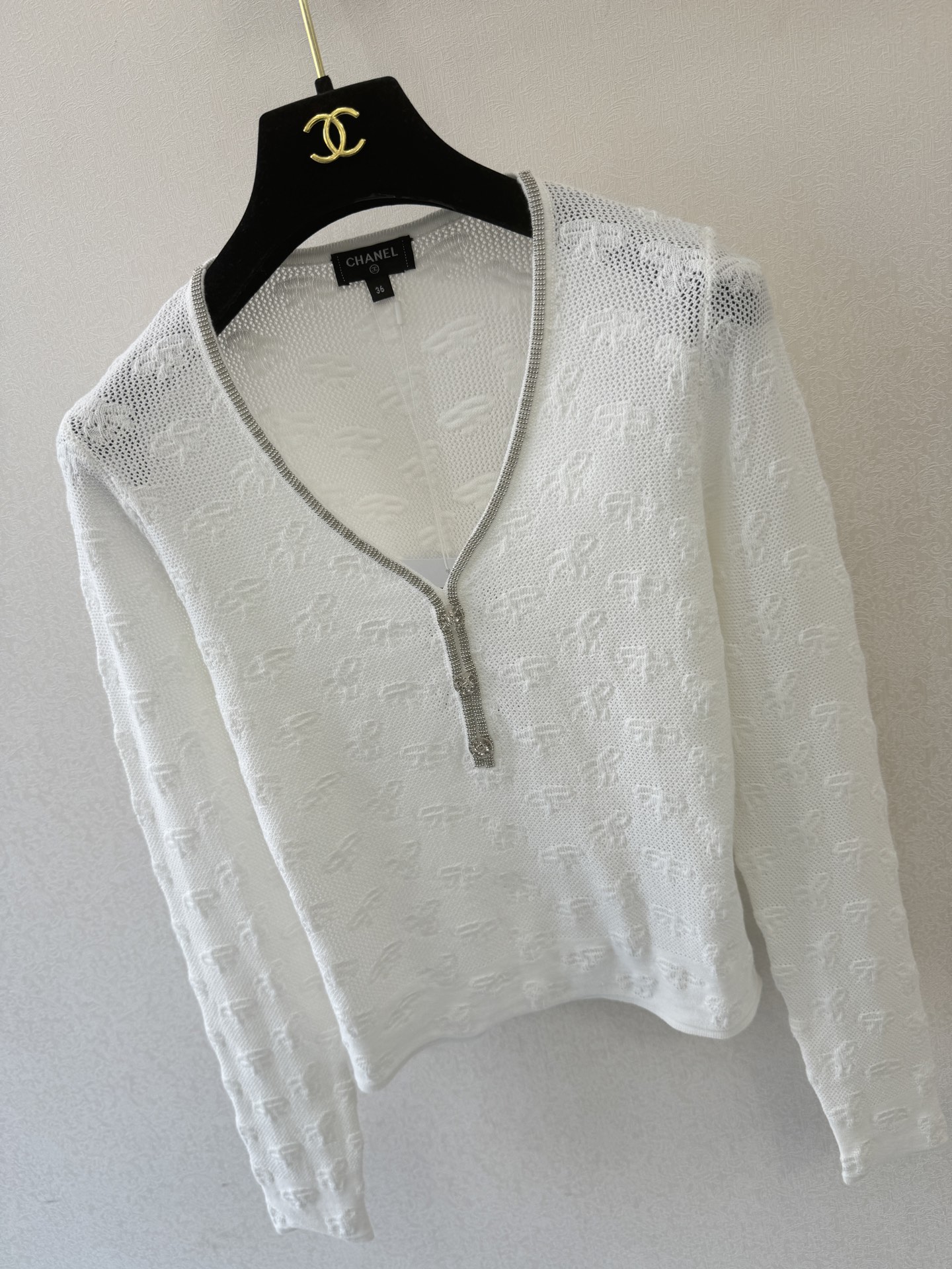 小香新品🆕🆕V领长袖💗💗实拍图🆕🆕