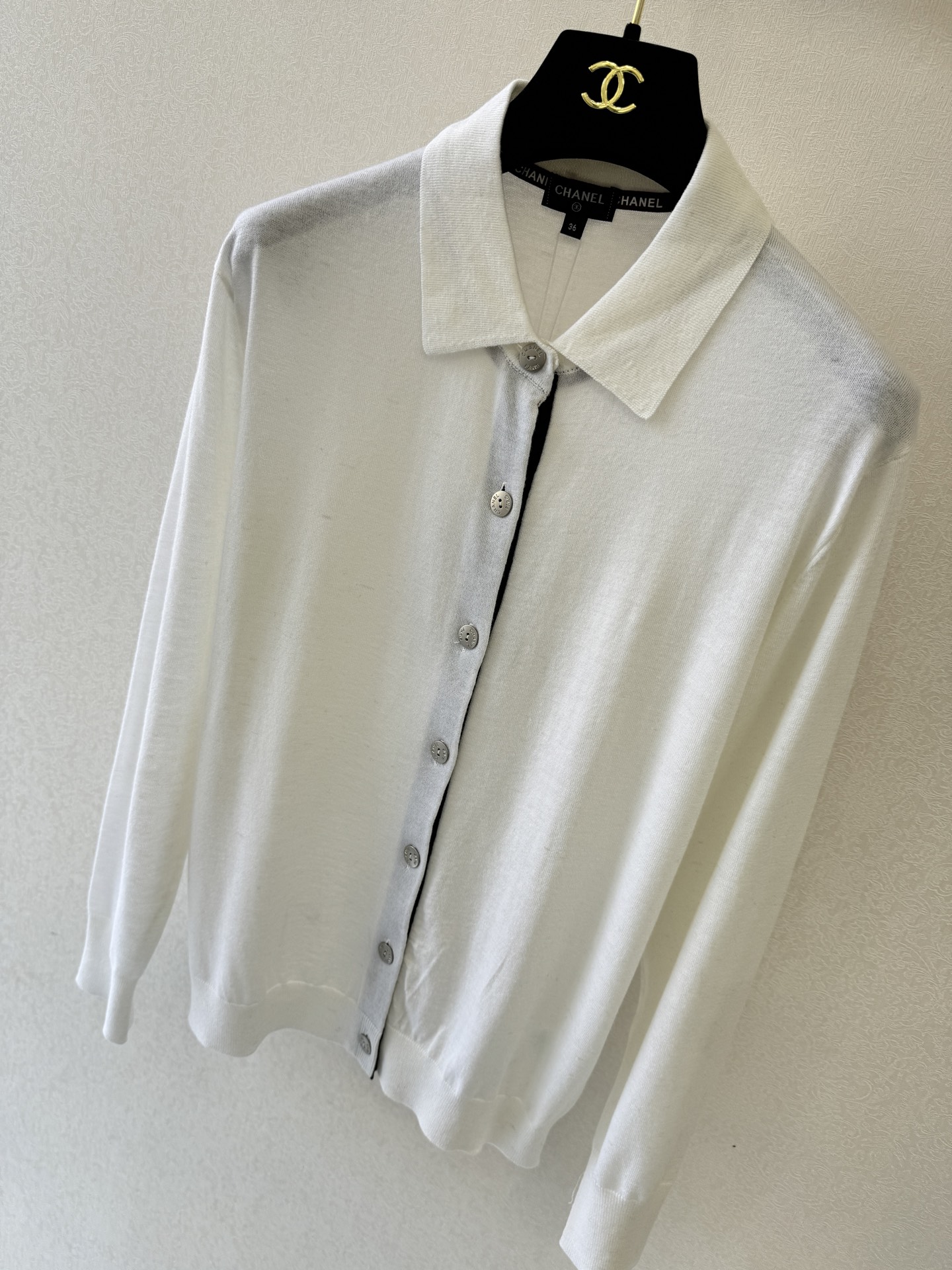 小香新品🆕🆕翻领开衫🍀🍀实拍图💗💗两色3码