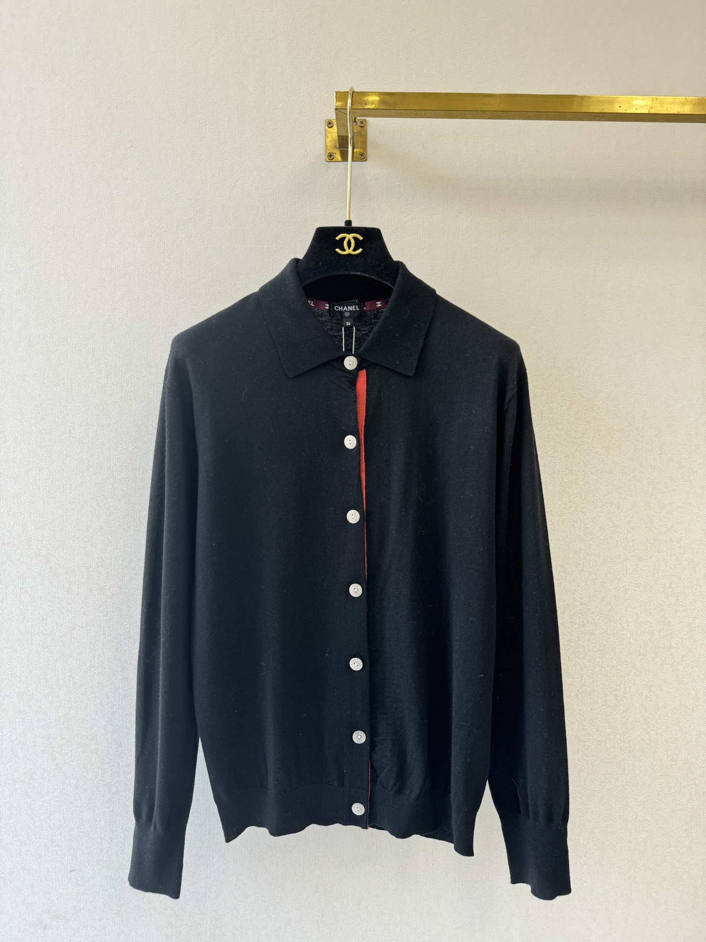 小香新品🆕🆕翻领开衫🍀🍀实拍图💗💗两色3码