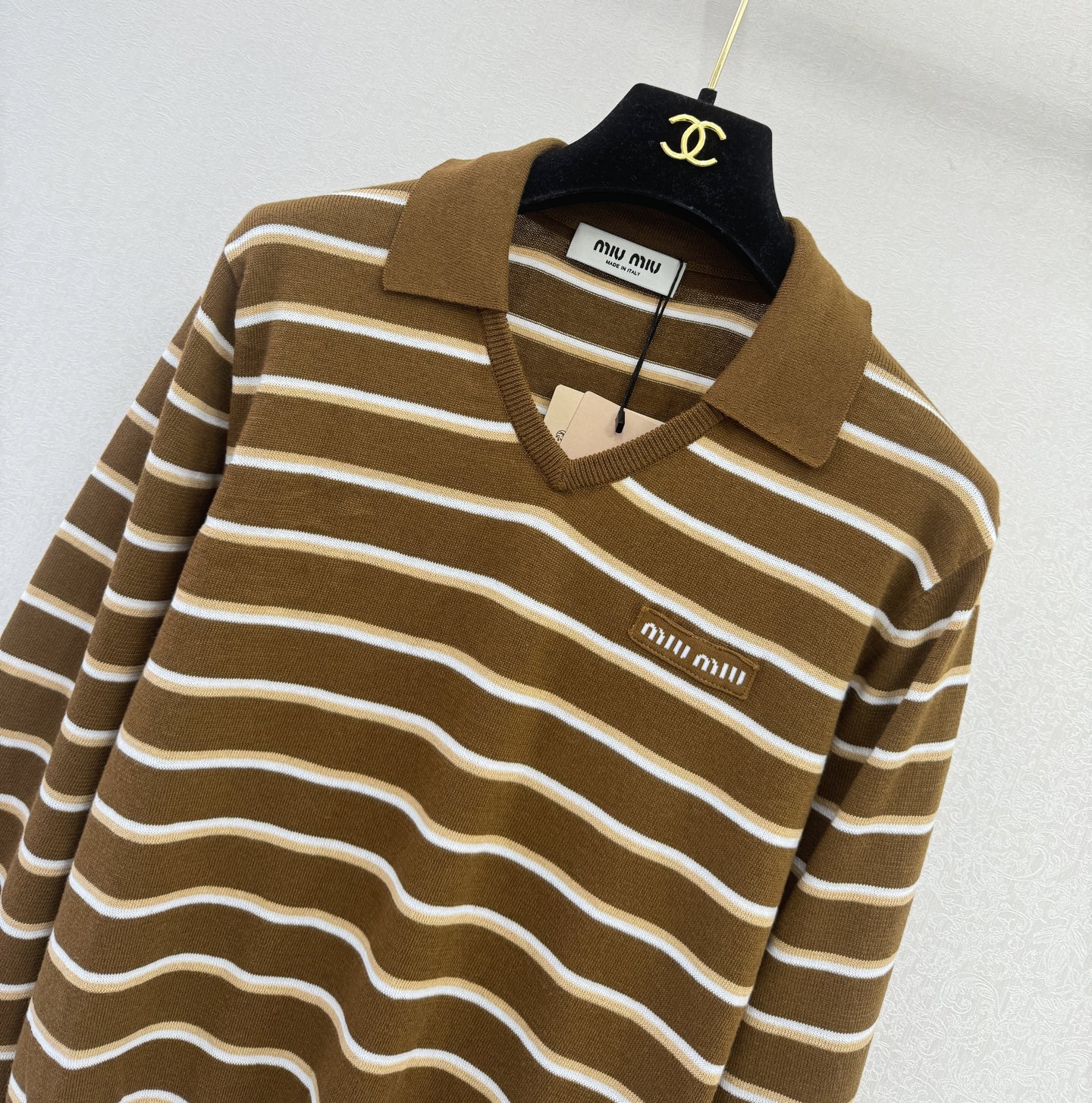 缪缪新品🆕🆕V领套头🍀🍀实拍图💗💗
