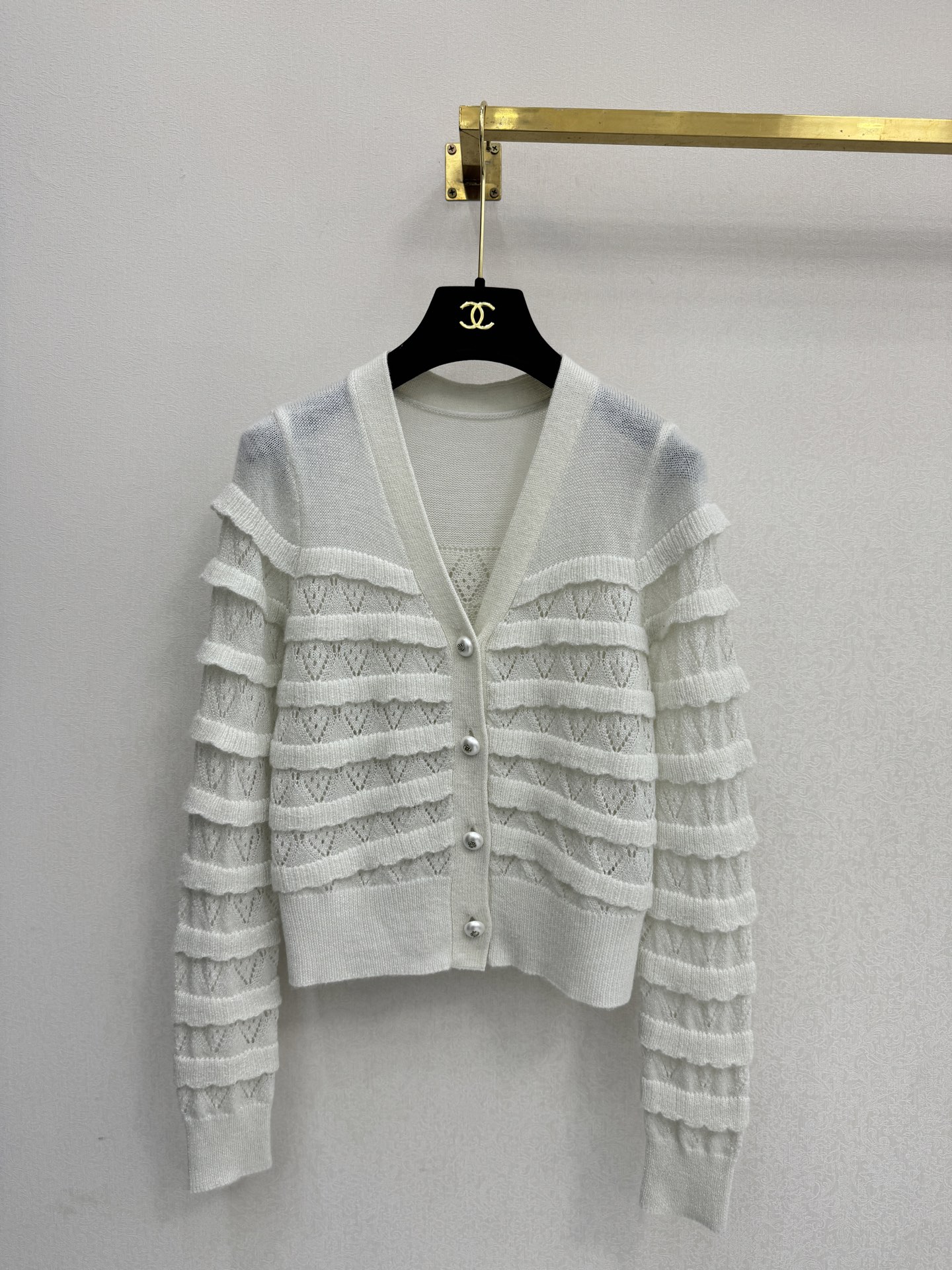 小香新品🆕🆕V领开衫💗💗实拍图🆕🆕