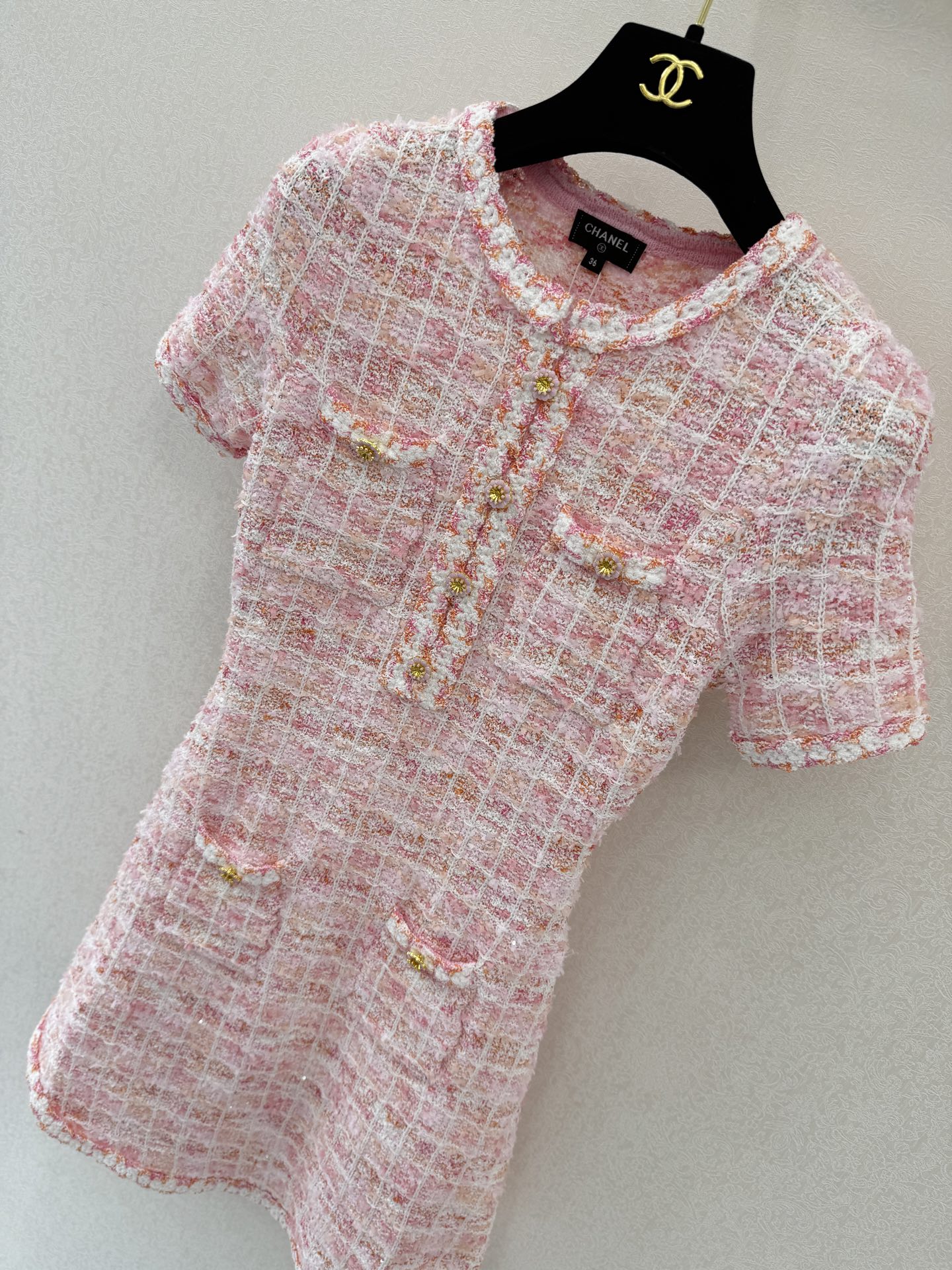 小香新品🆕🆕圆领短袖💗💗实拍图🆕🆕
