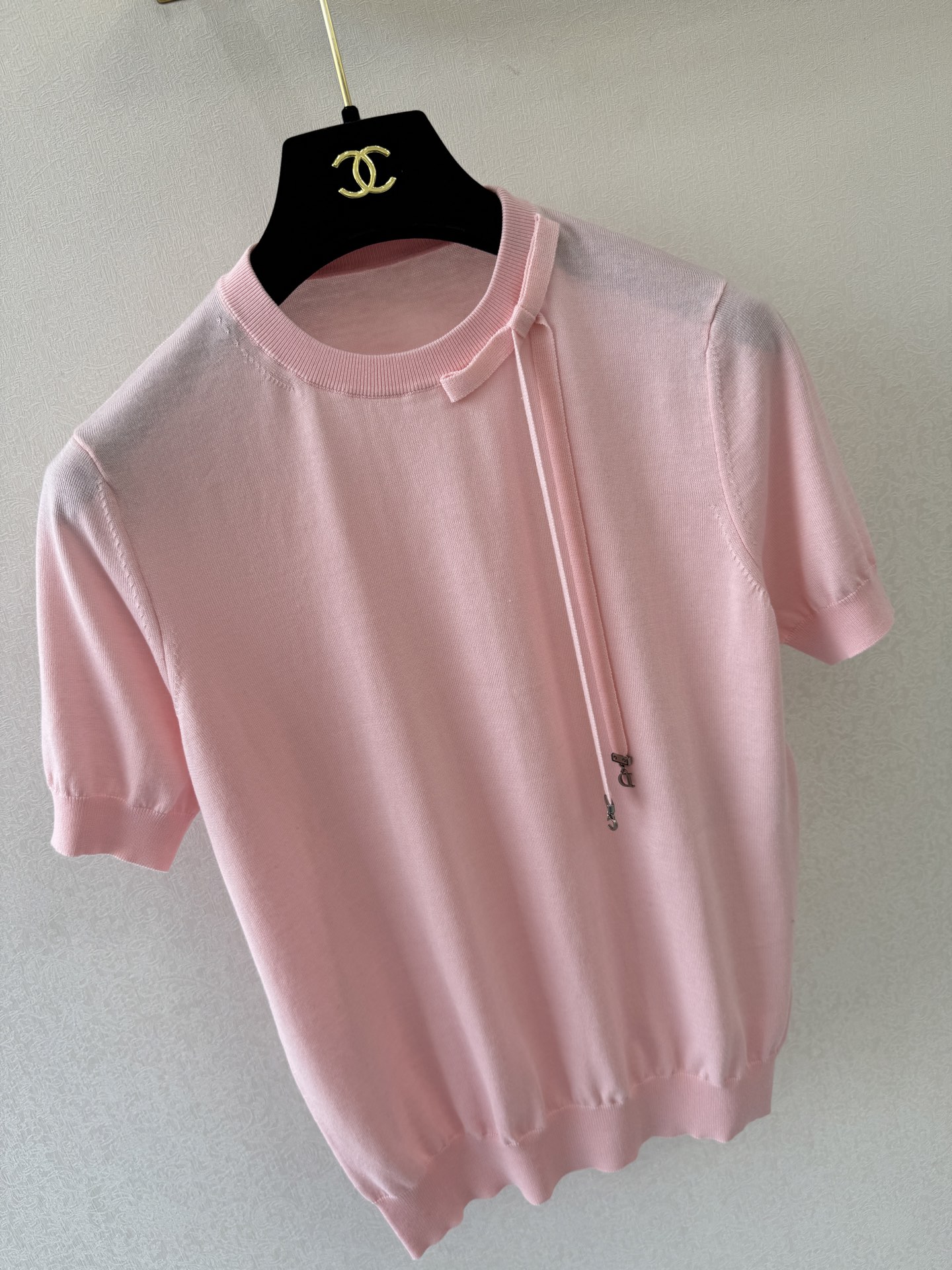 迪奥高版本新品🆕🆕圆领短袖💗💗实拍图🆕🆕两色3码