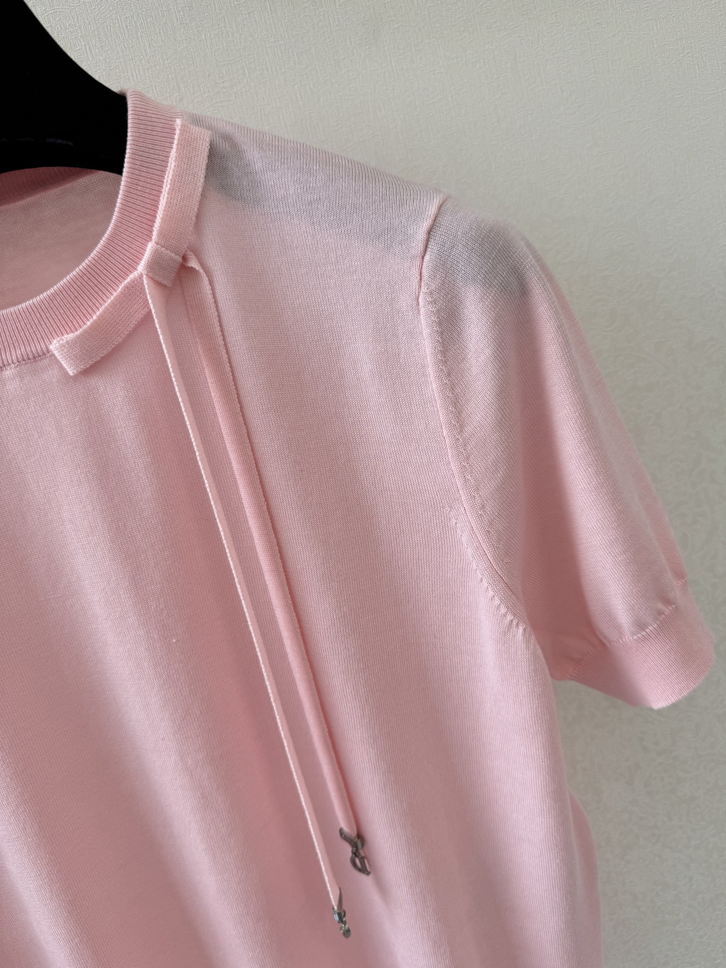 迪奥高版本新品🆕🆕圆领短袖💗💗实拍图🆕🆕两色3码