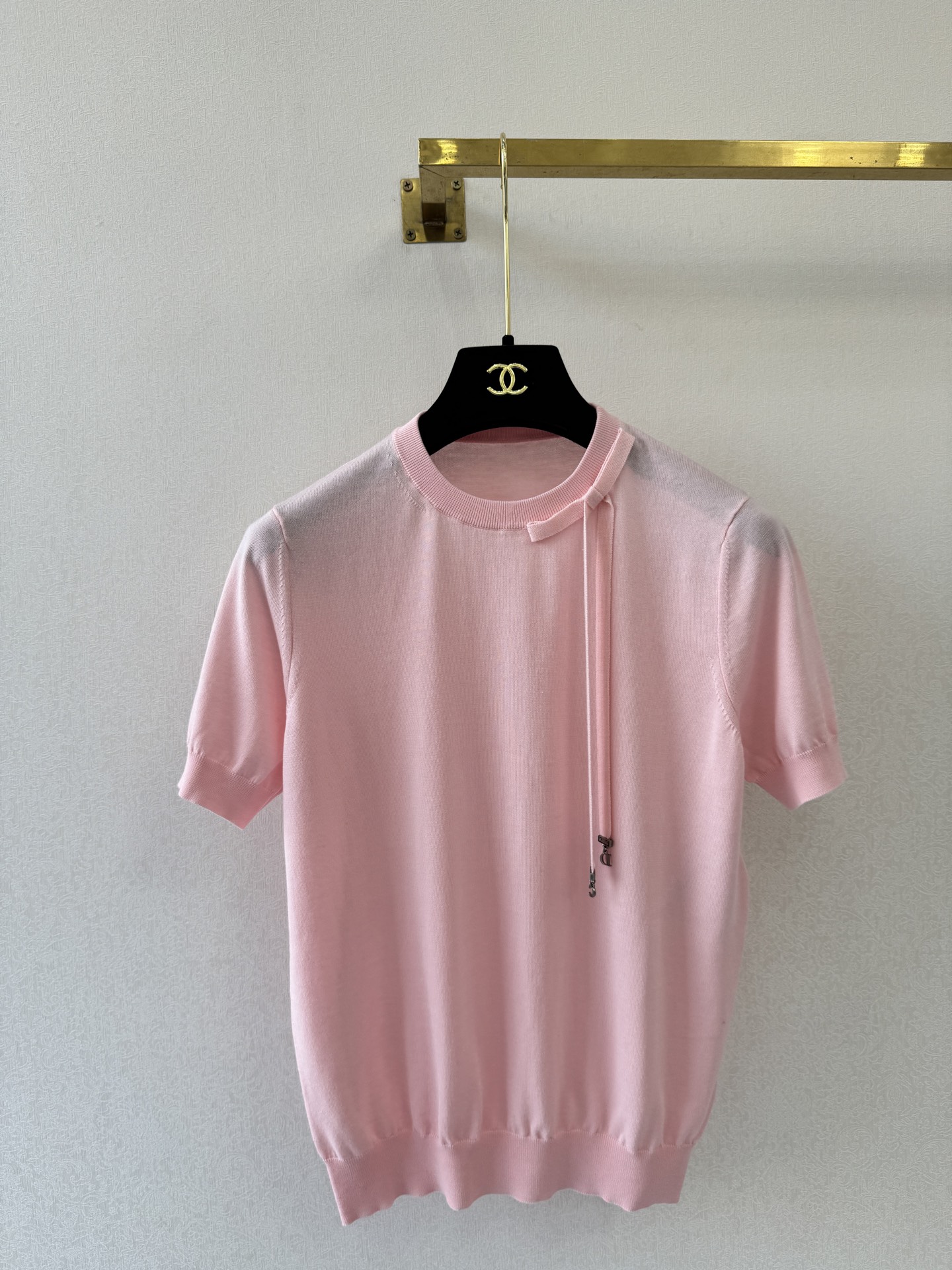 迪奥高版本新品🆕🆕圆领短袖💗💗实拍图🆕🆕两色3码