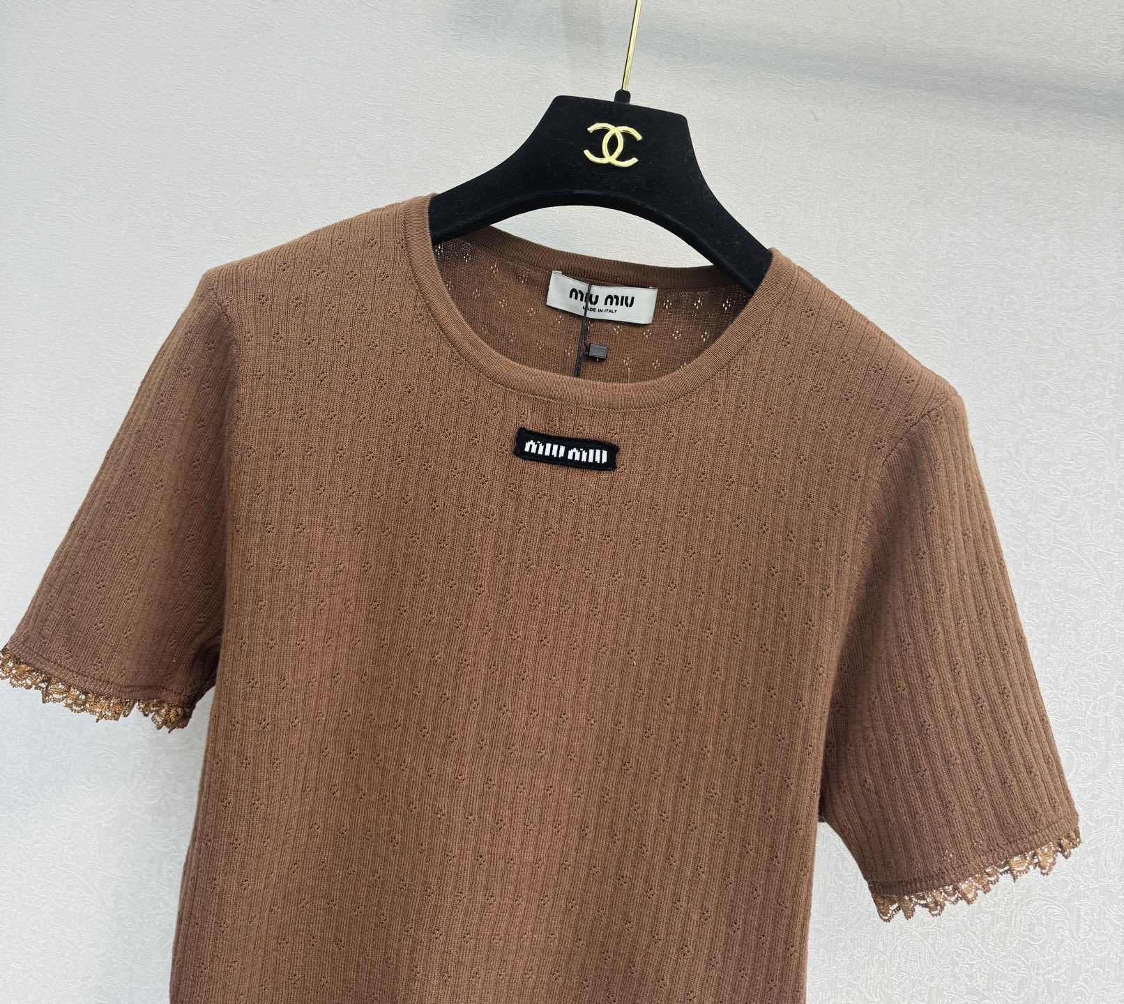 缪缪新品🆕🆕圆领短袖💗💗实拍图🆕🆕两色3码