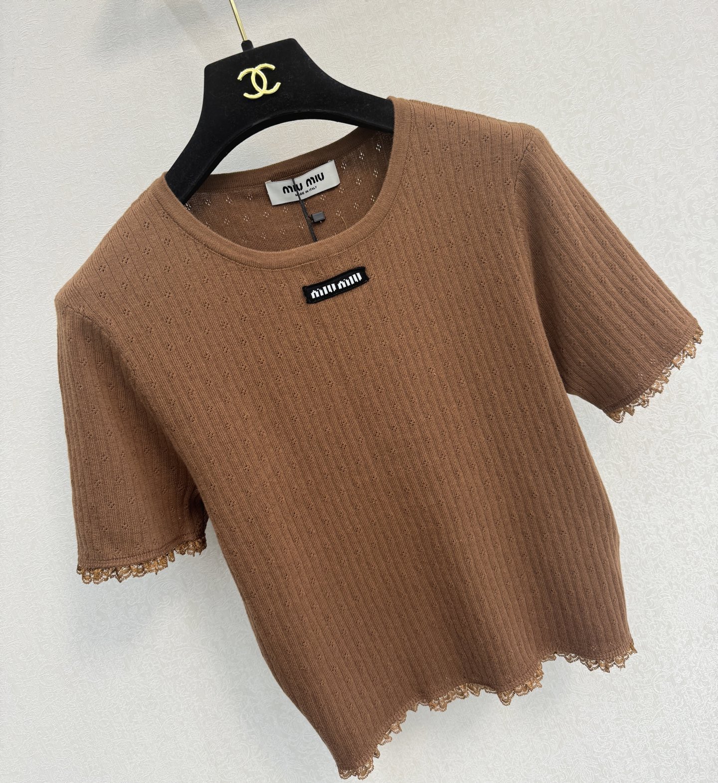 缪缪新品🆕🆕圆领短袖💗💗实拍图🆕🆕两色3码