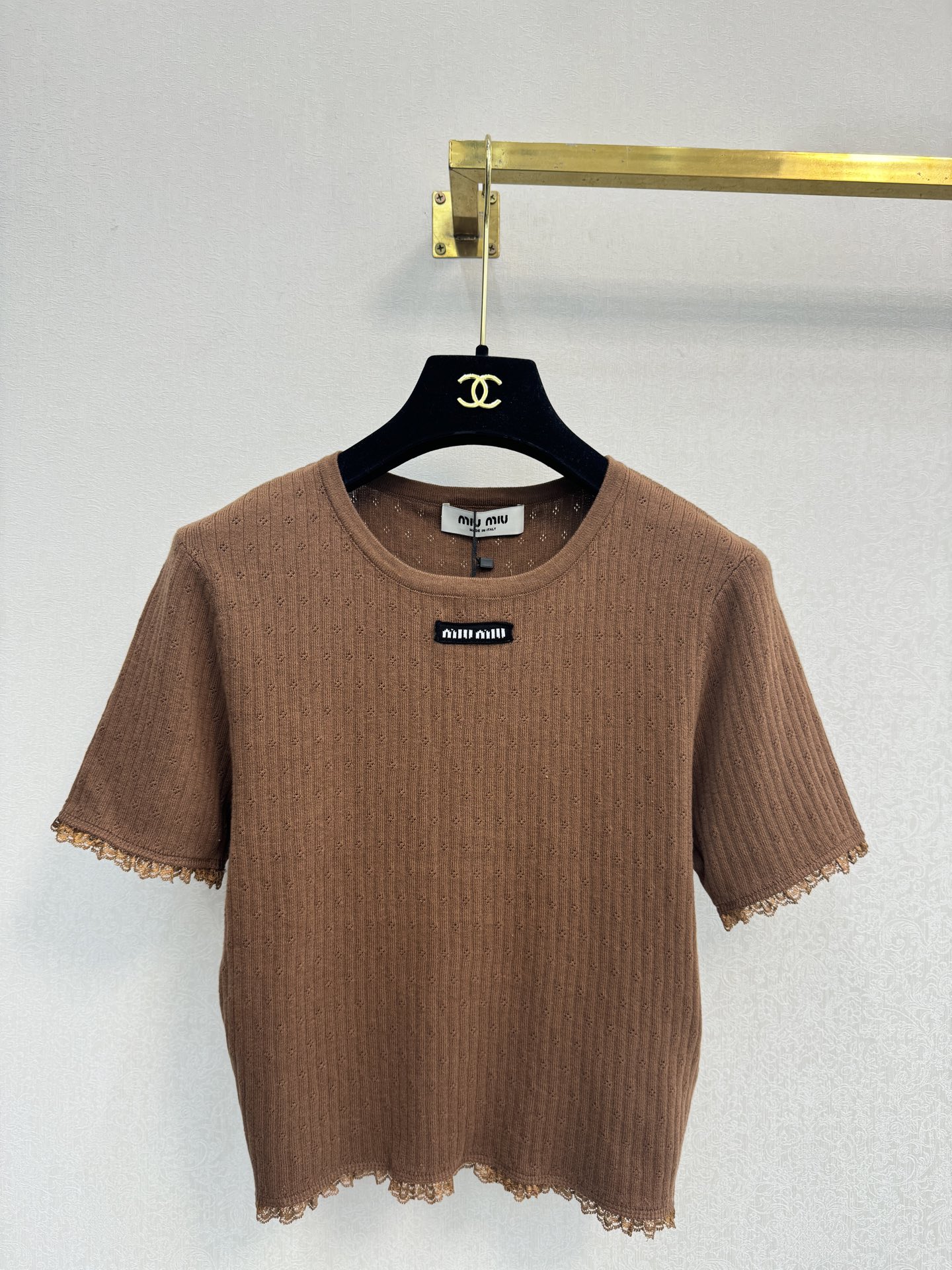 缪缪新品🆕🆕圆领短袖💗💗实拍图🆕🆕两色3码