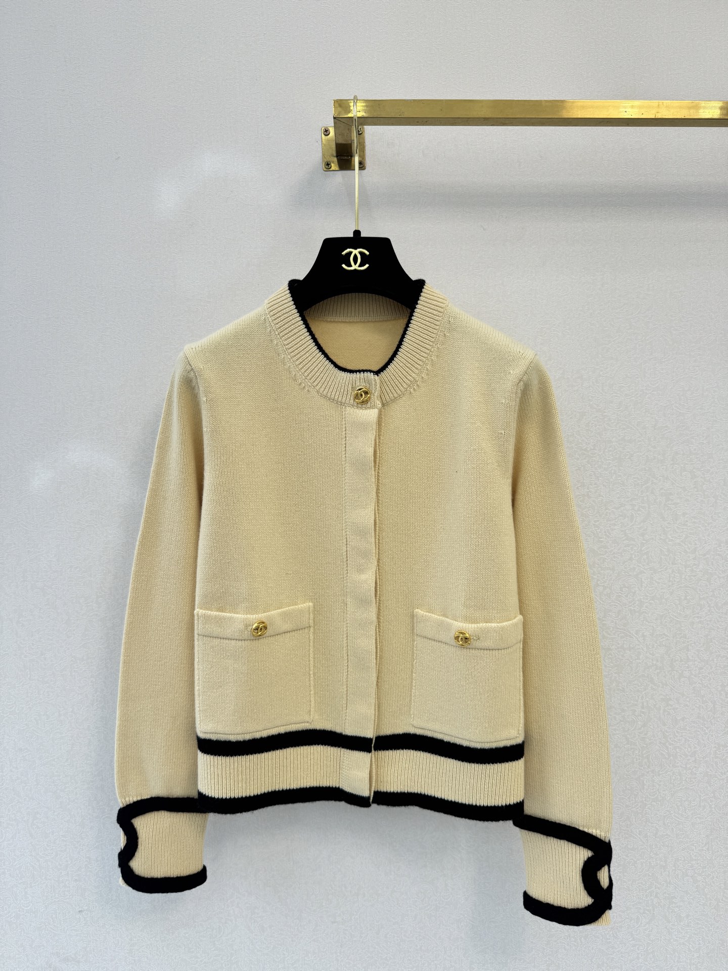 小香高版本新品🆕🆕圆领长袖💗💗实拍图🆕🆕三色3码