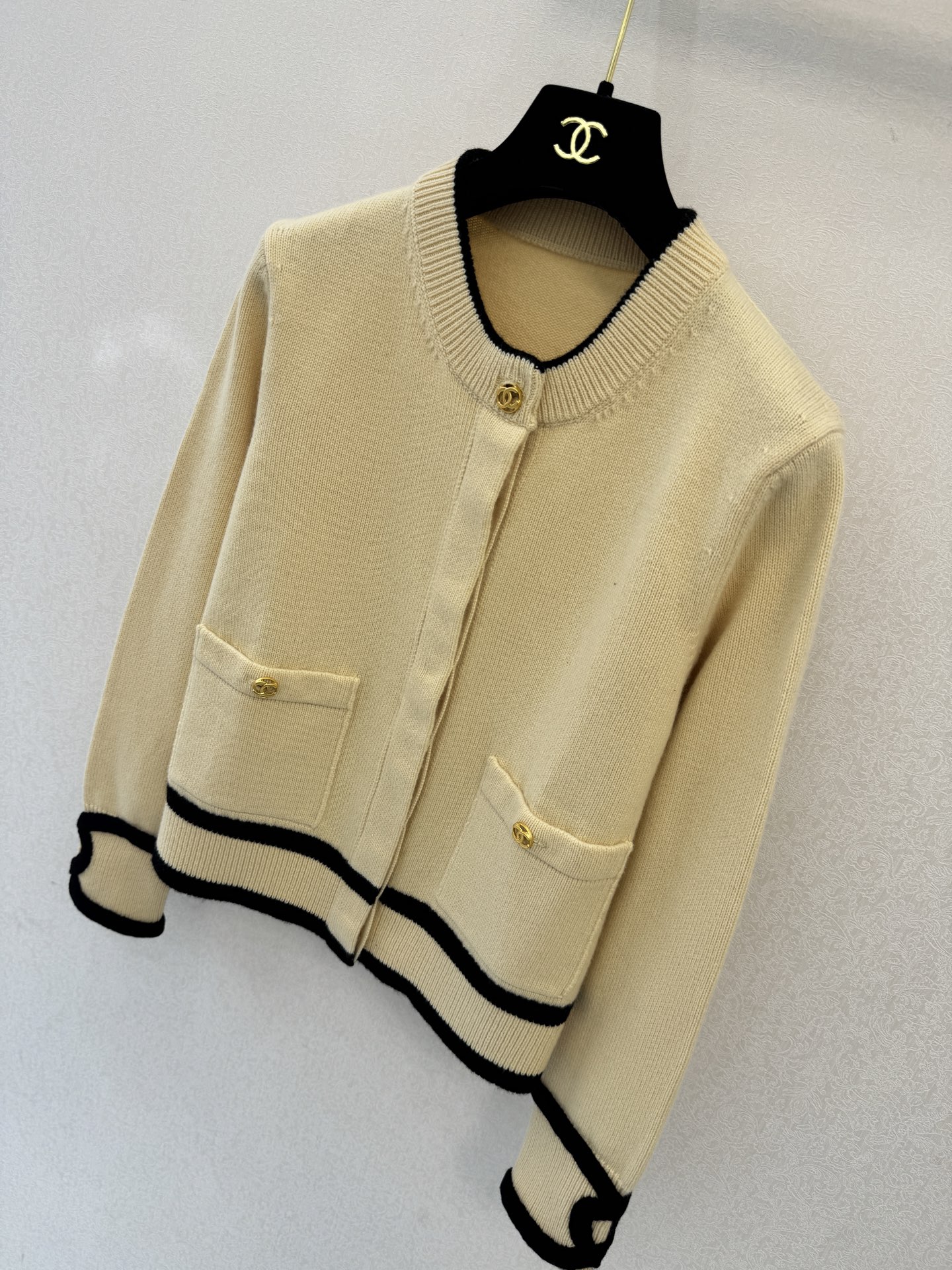 小香高版本新品🆕🆕圆领长袖💗💗实拍图🆕🆕三色3码