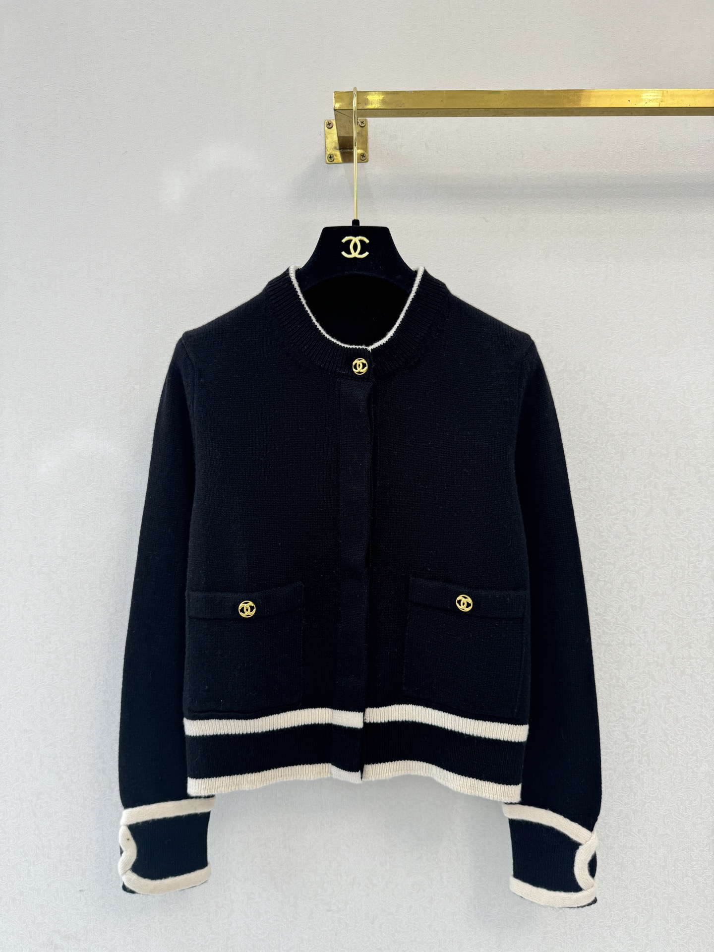 小香高版本新品🆕🆕圆领长袖💗💗实拍图🆕🆕三色3码