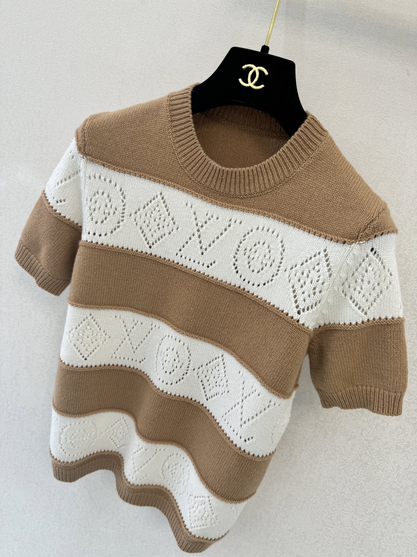 LV高版本新品🆕🆕圆领短袖💗💗实拍图🆕🆕两色3码