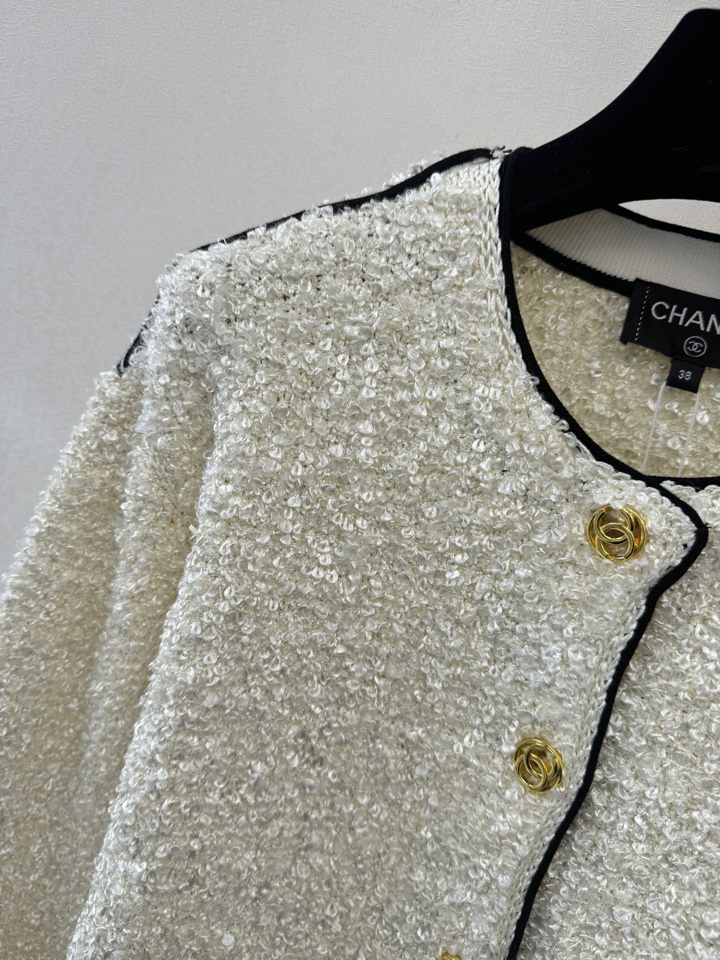 小香新品🆕🆕圆领长袖开衫💗💗实拍图🆕🆕两色3码