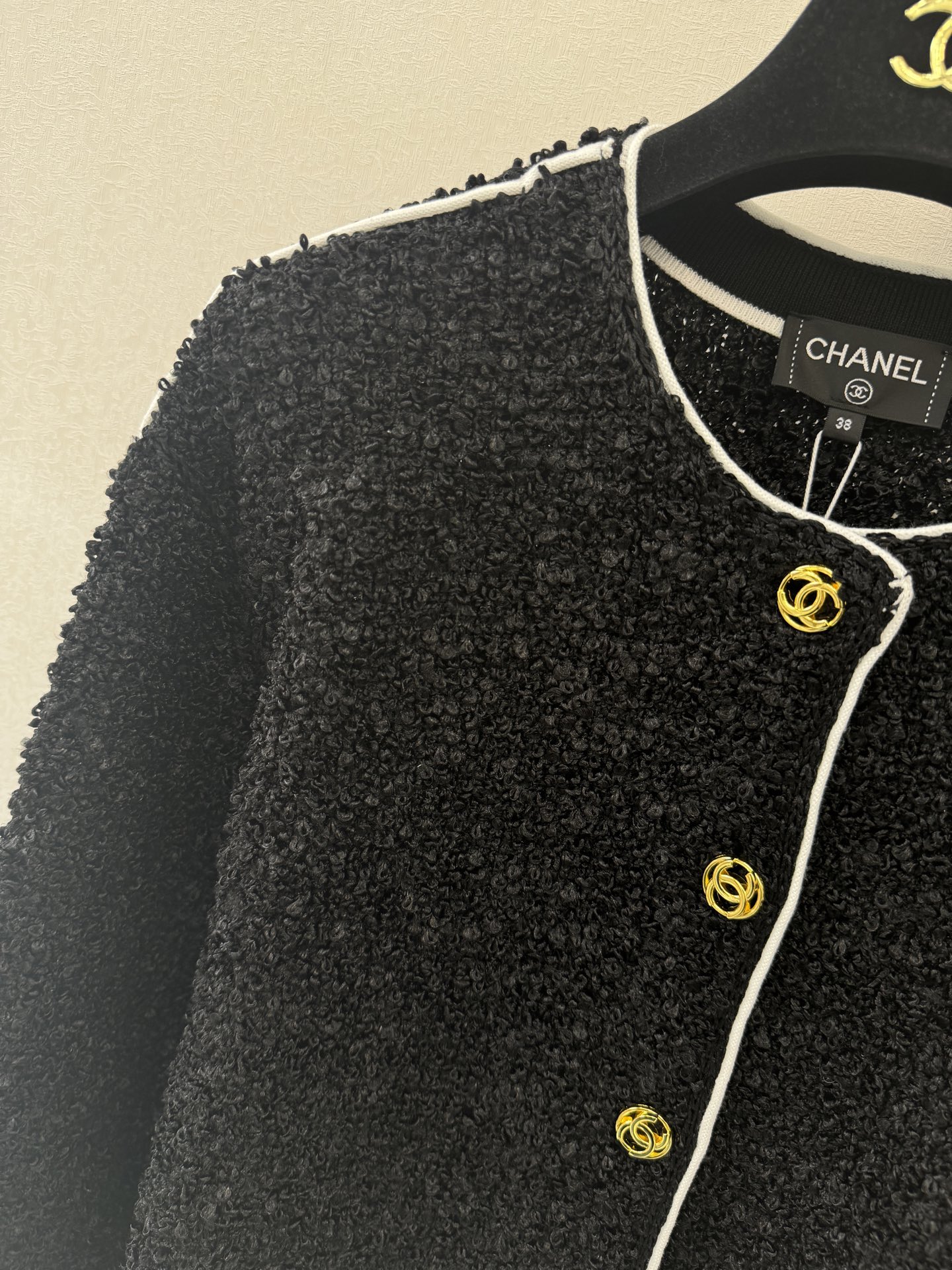 小香新品🆕🆕圆领长袖开衫💗💗实拍图🆕🆕两色3码