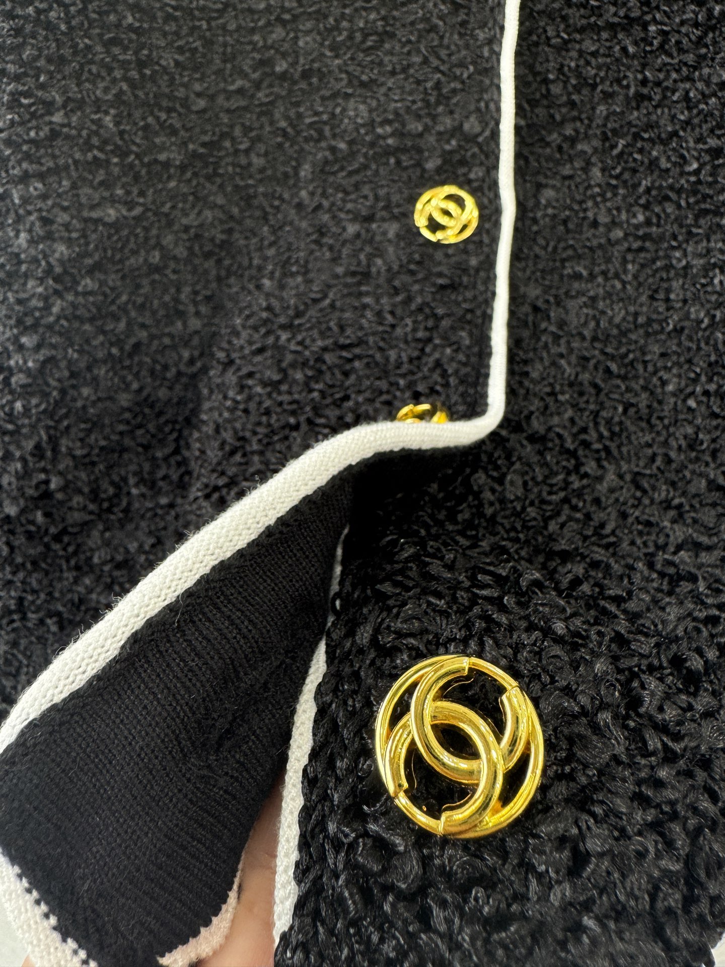 小香新品🆕🆕圆领长袖开衫💗💗实拍图🆕🆕两色3码