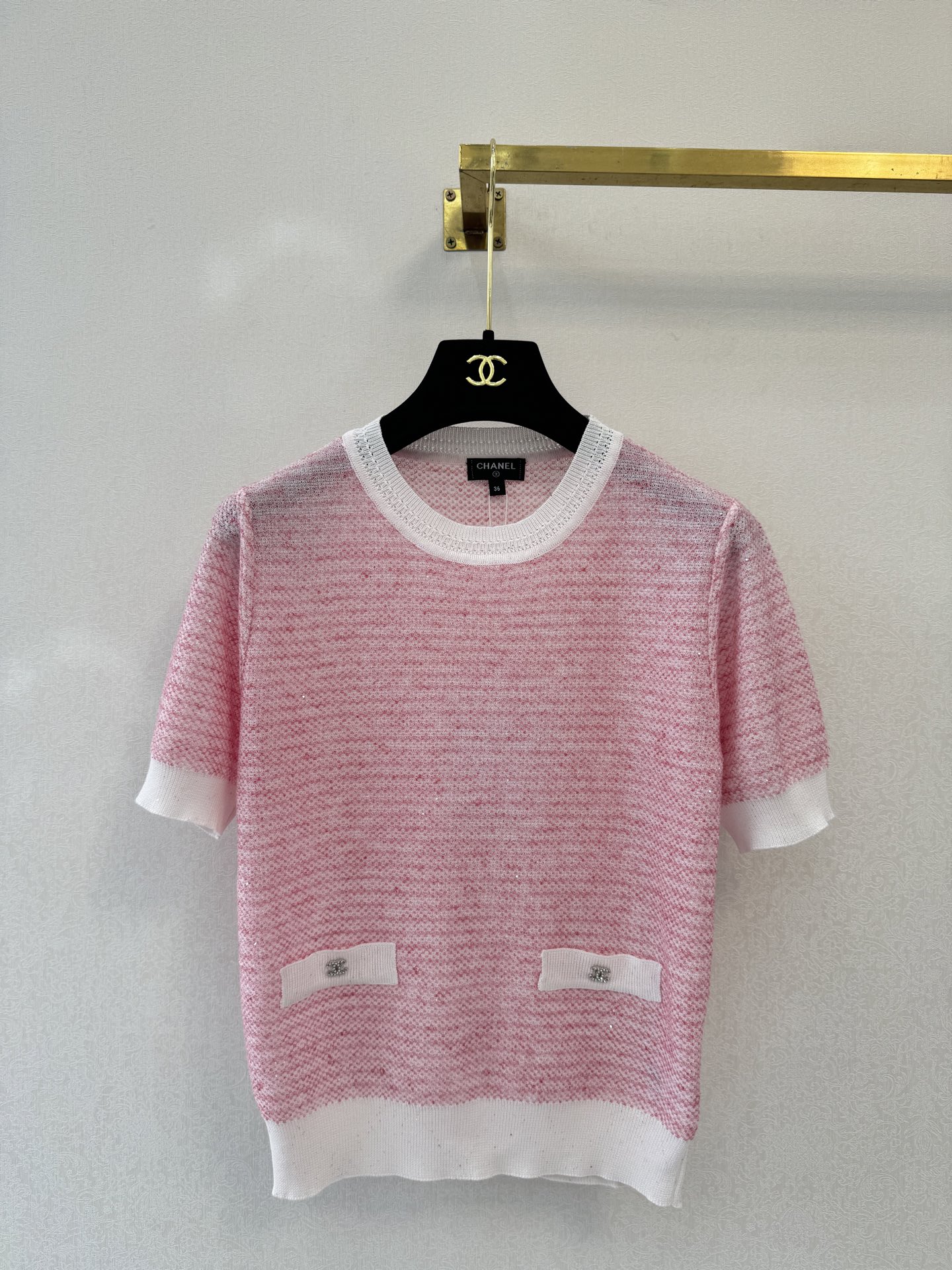 小香新品🆕🆕圆领短袖💗💗实拍图🆕🆕