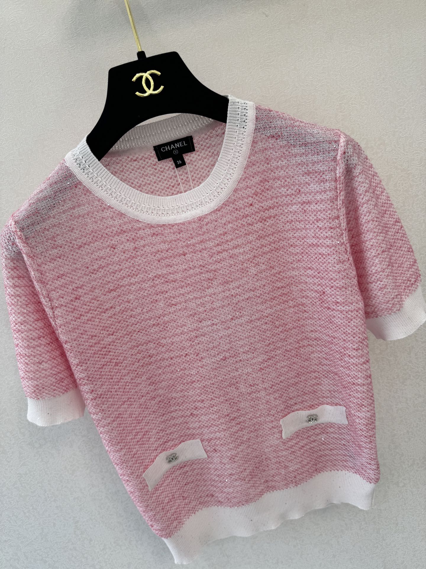 小香新品🆕🆕圆领短袖💗💗实拍图🆕🆕