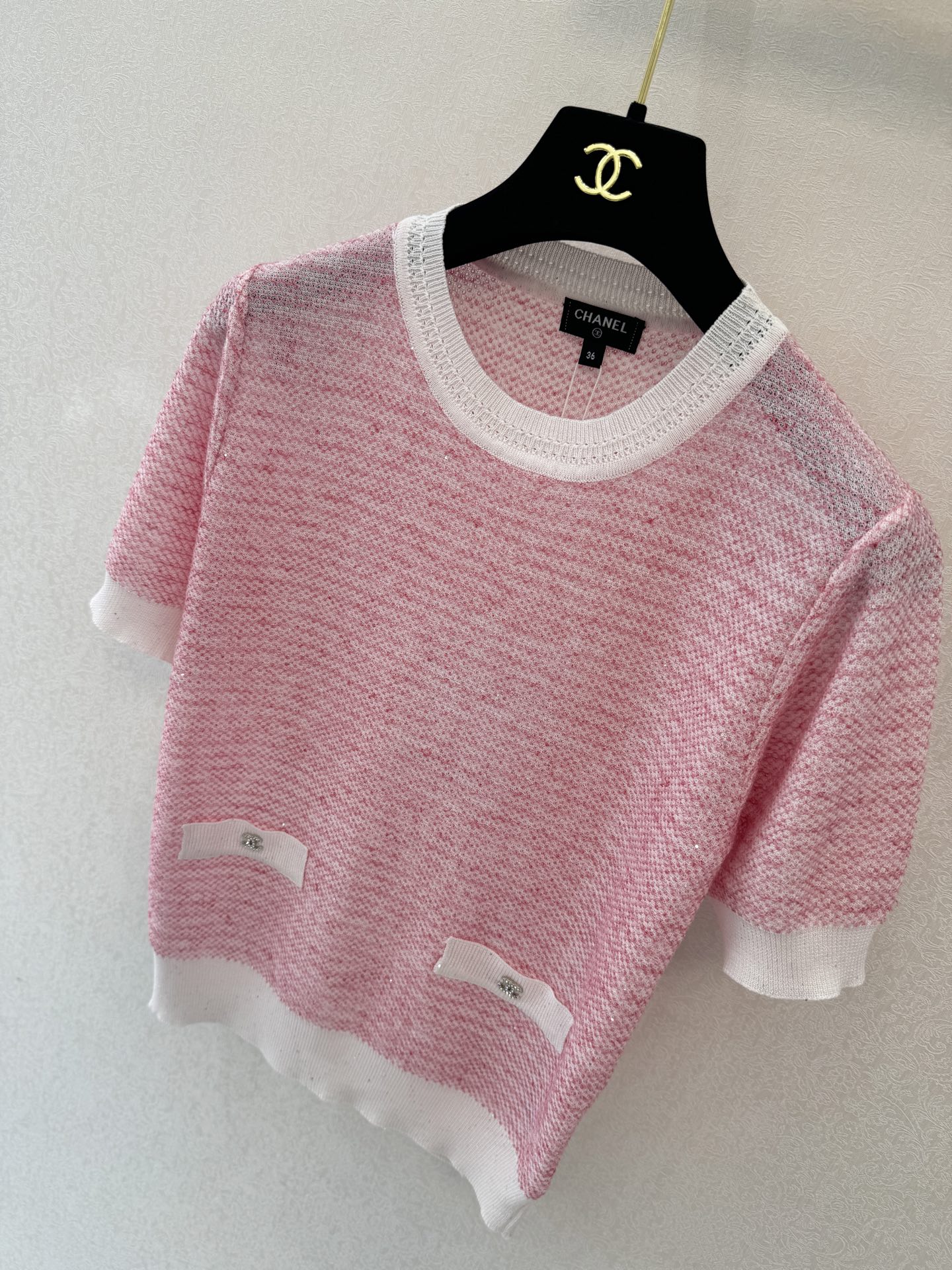 小香新品🆕🆕圆领短袖💗💗实拍图🆕🆕