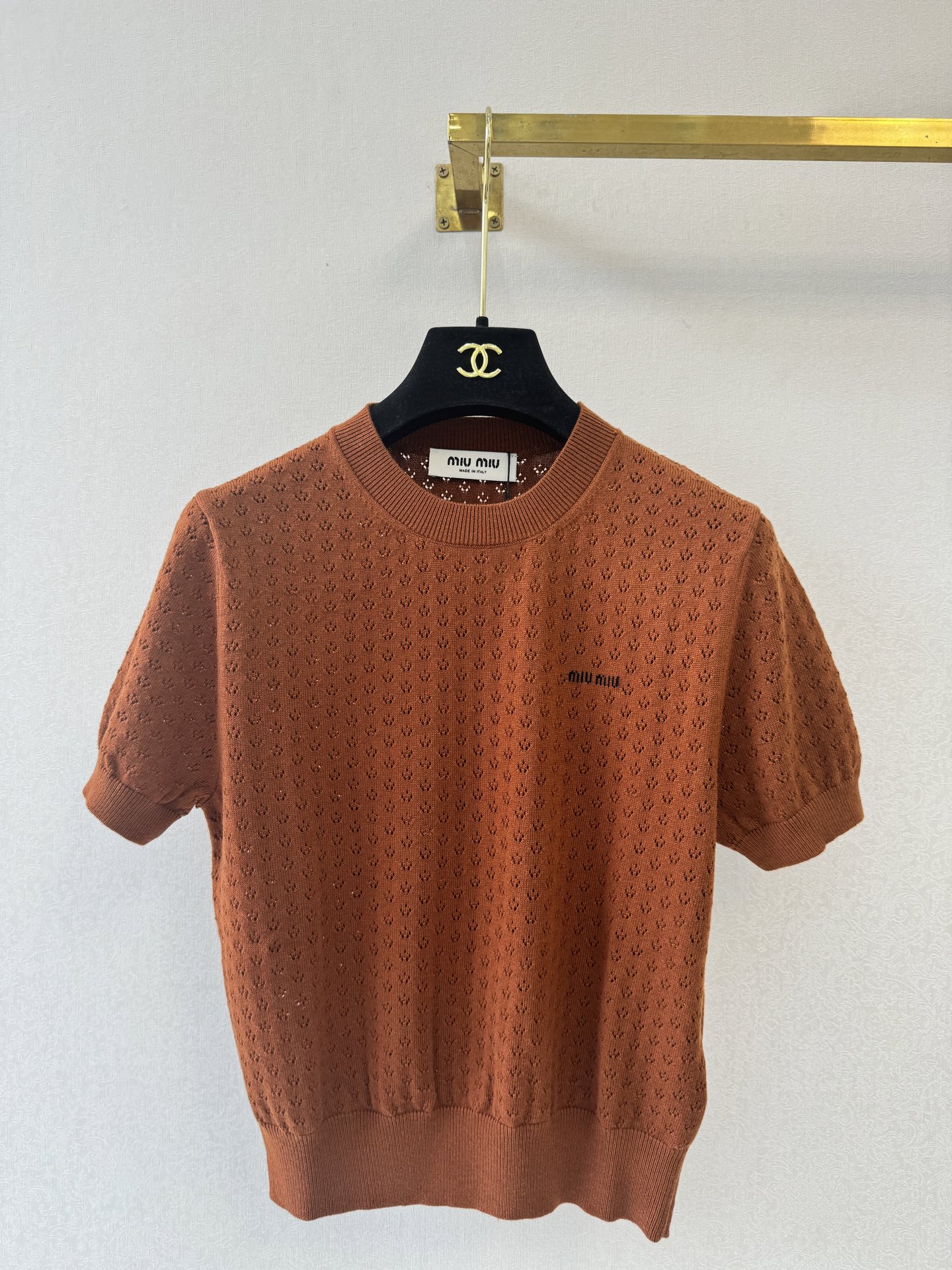 缪缪新品🆕🆕圆领短袖💗💗实拍图🆕🆕