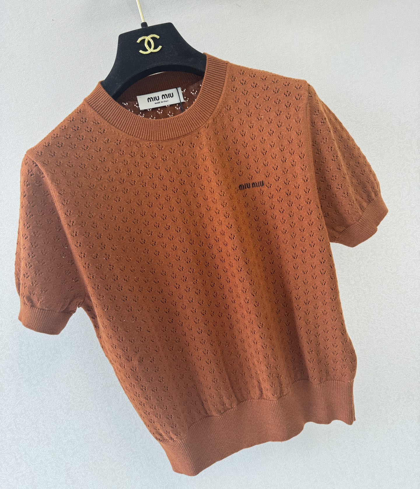 缪缪新品🆕🆕圆领短袖💗💗实拍图🆕🆕