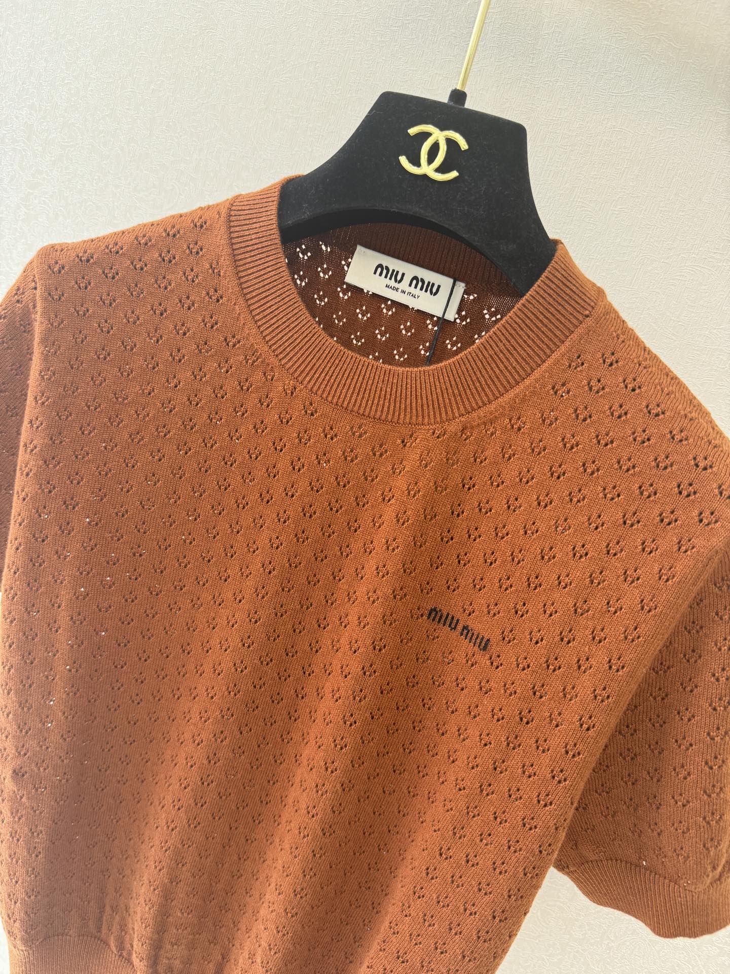 缪缪新品🆕🆕圆领短袖💗💗实拍图🆕🆕