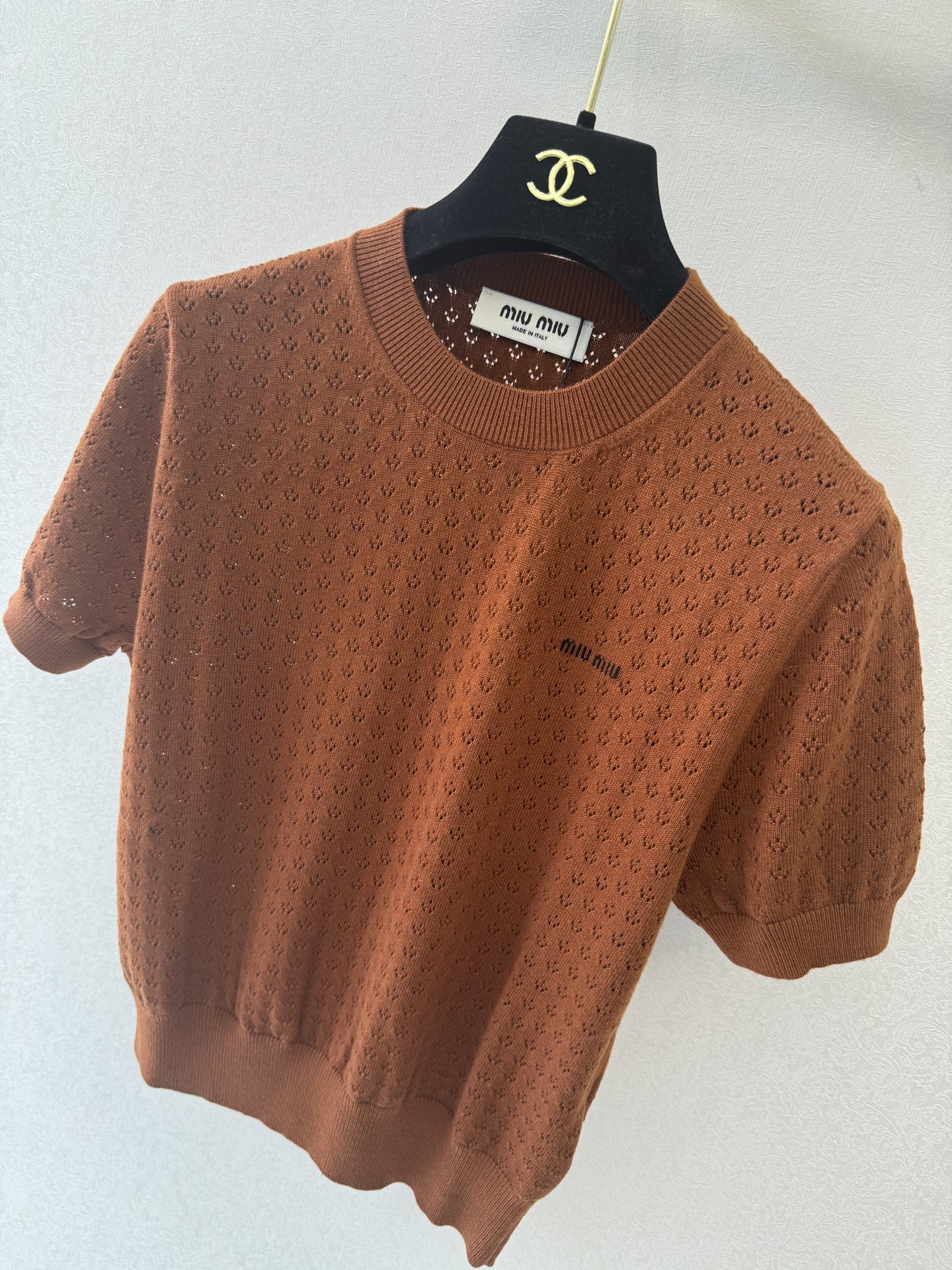 缪缪新品🆕🆕圆领短袖💗💗实拍图🆕🆕