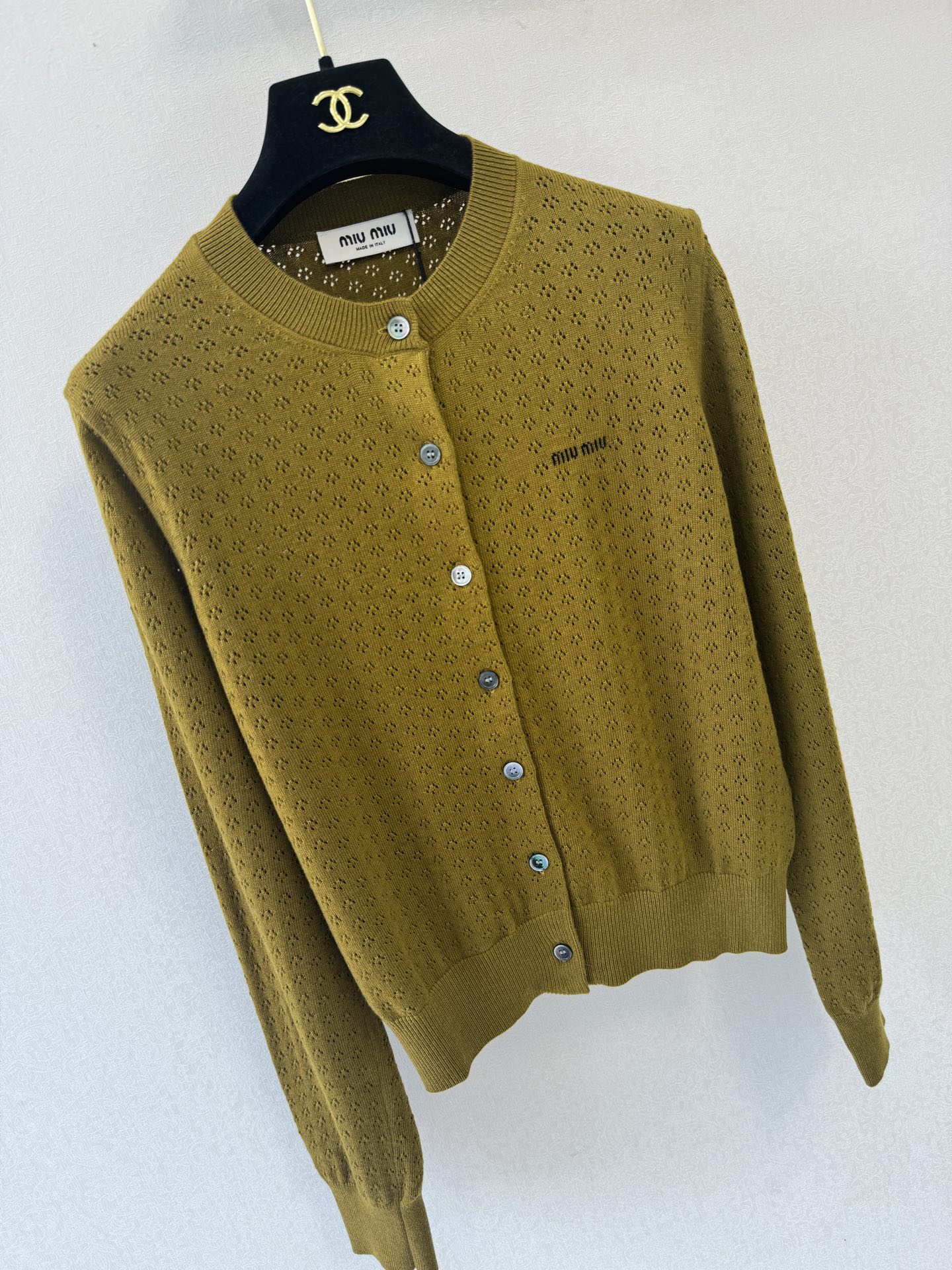 缪缪新品🆕🆕圆领长袖开衫💗💗实拍图🆕🆕