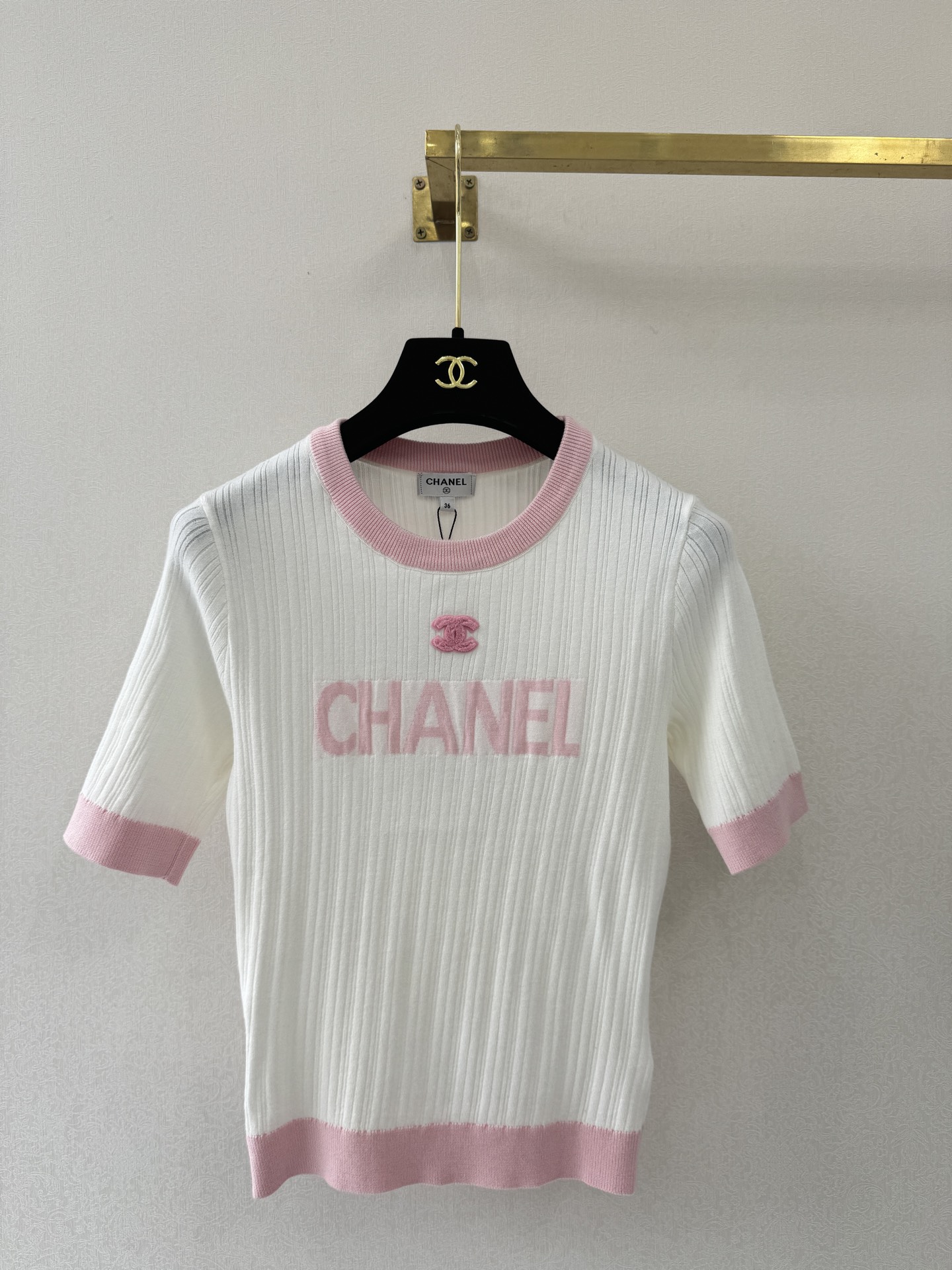 小香新品🆕🆕圆领短袖💗💗实拍图🆕🆕两色3码