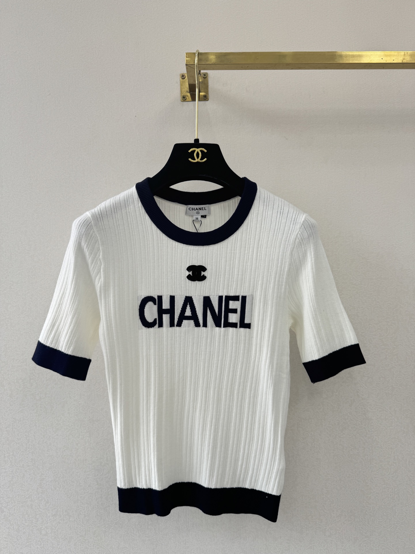 小香新品🆕🆕圆领短袖💗💗实拍图🆕🆕两色3码