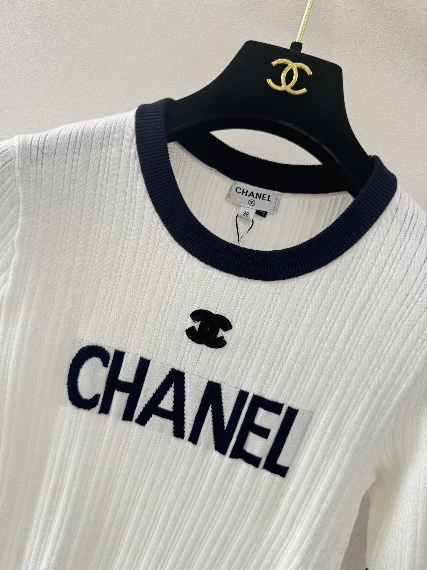 小香新品🆕🆕圆领短袖💗💗实拍图🆕🆕两色3码