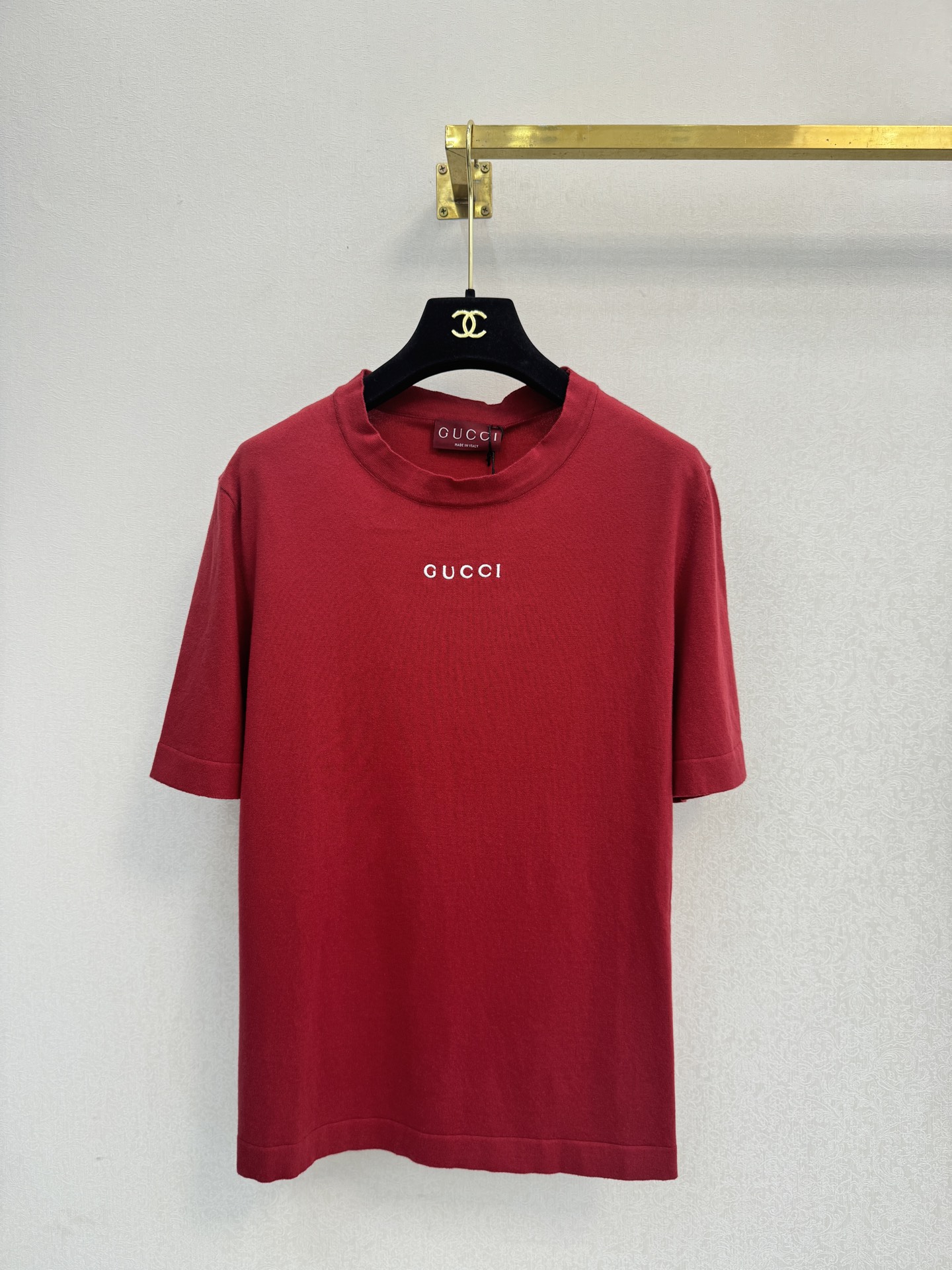 古驰新品🆕🆕圆领短袖💗💗实拍图🆕🆕两色3码