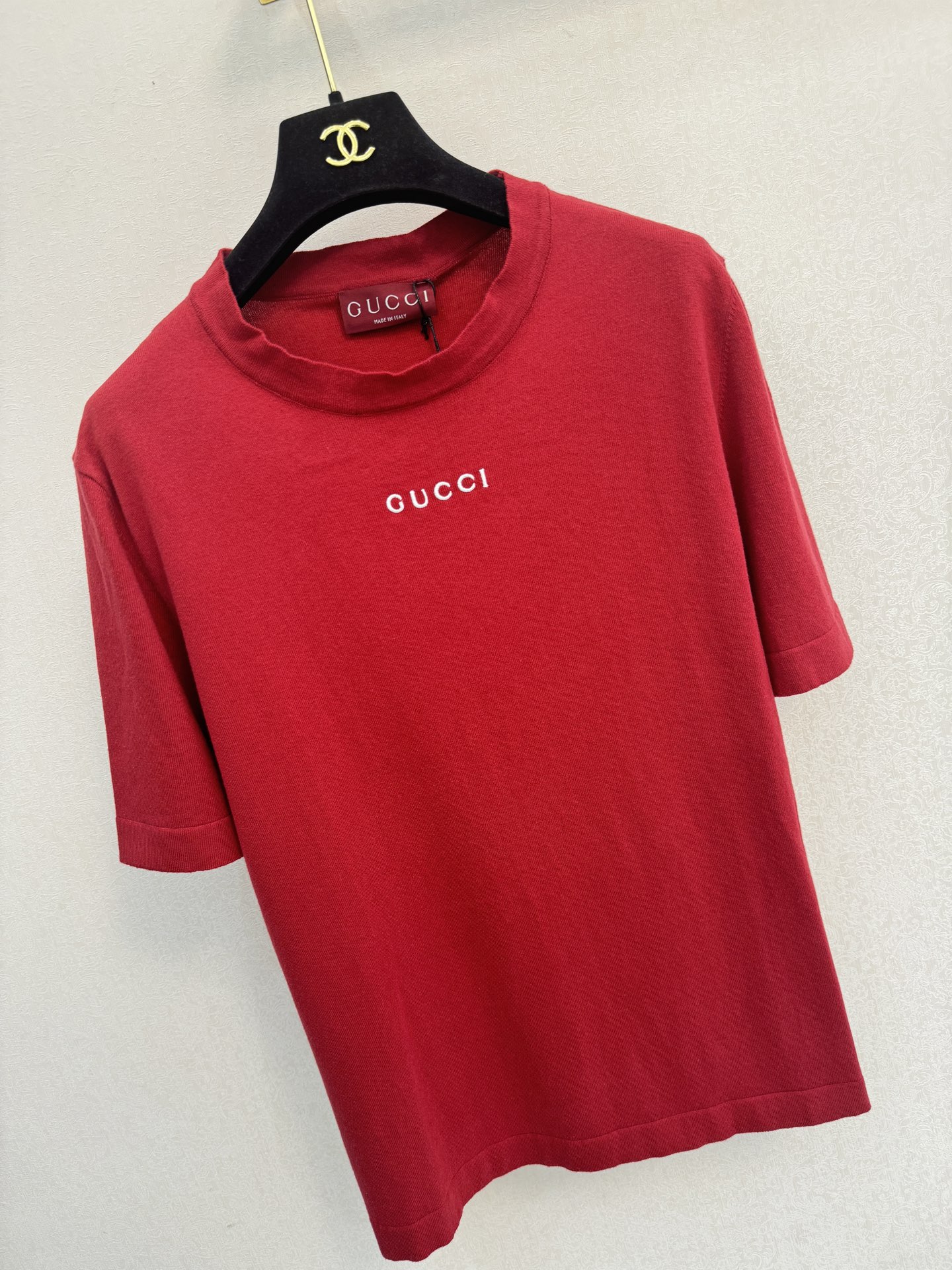 古驰新品🆕🆕圆领短袖💗💗实拍图🆕🆕两色3码