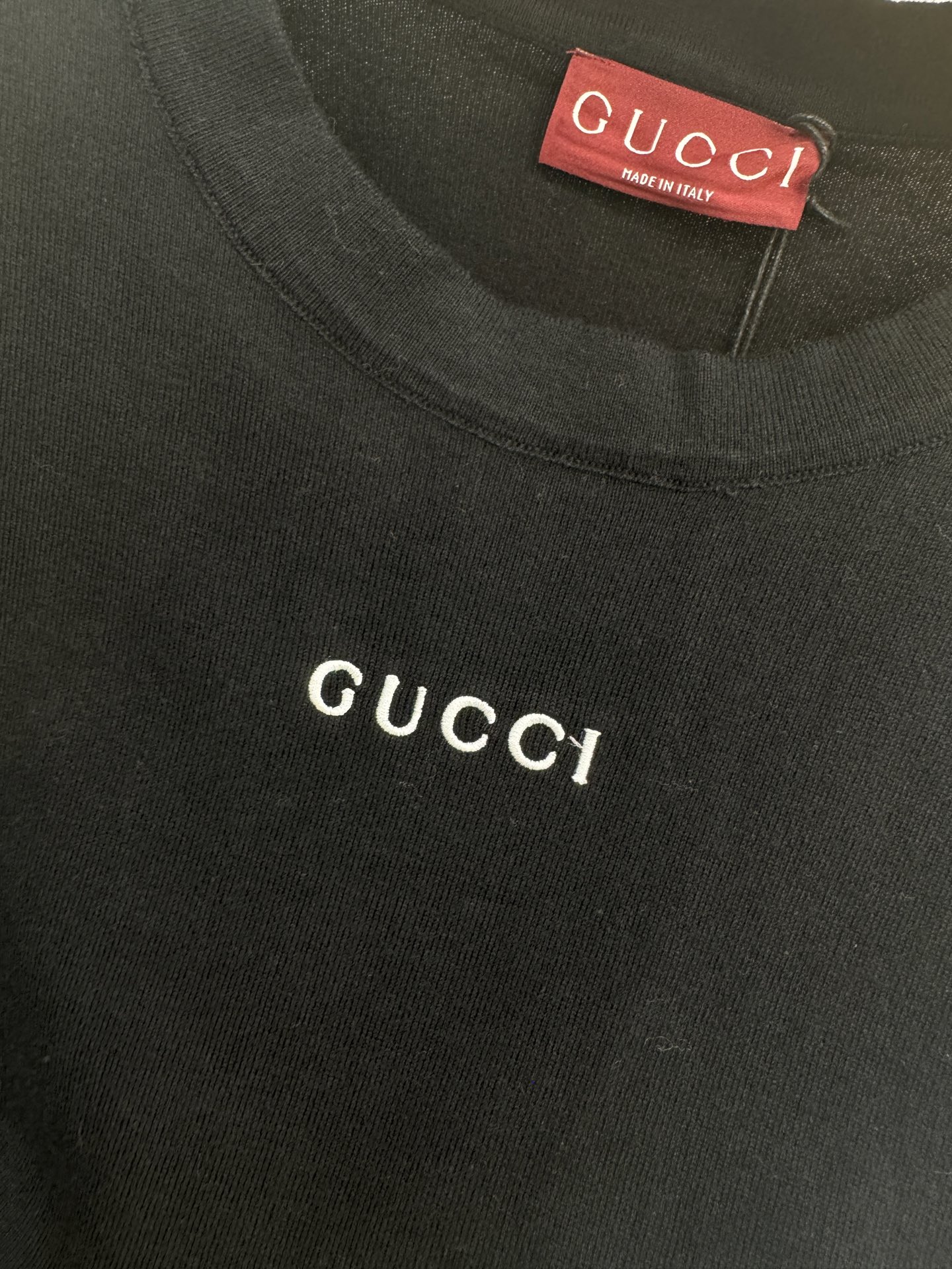 古驰新品🆕🆕圆领短袖💗💗实拍图🆕🆕两色3码