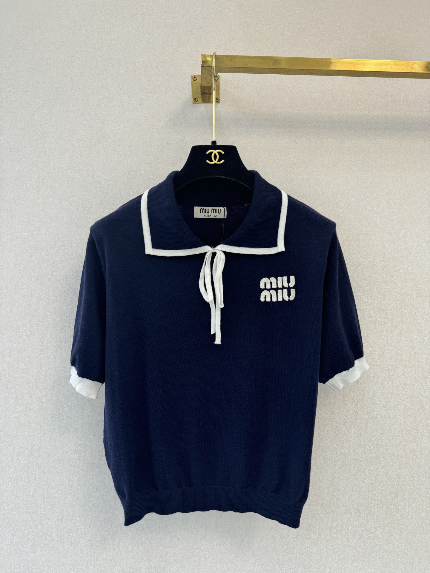 缪缪新品🆕🆕翻领短袖💗💗实拍图🆕🆕