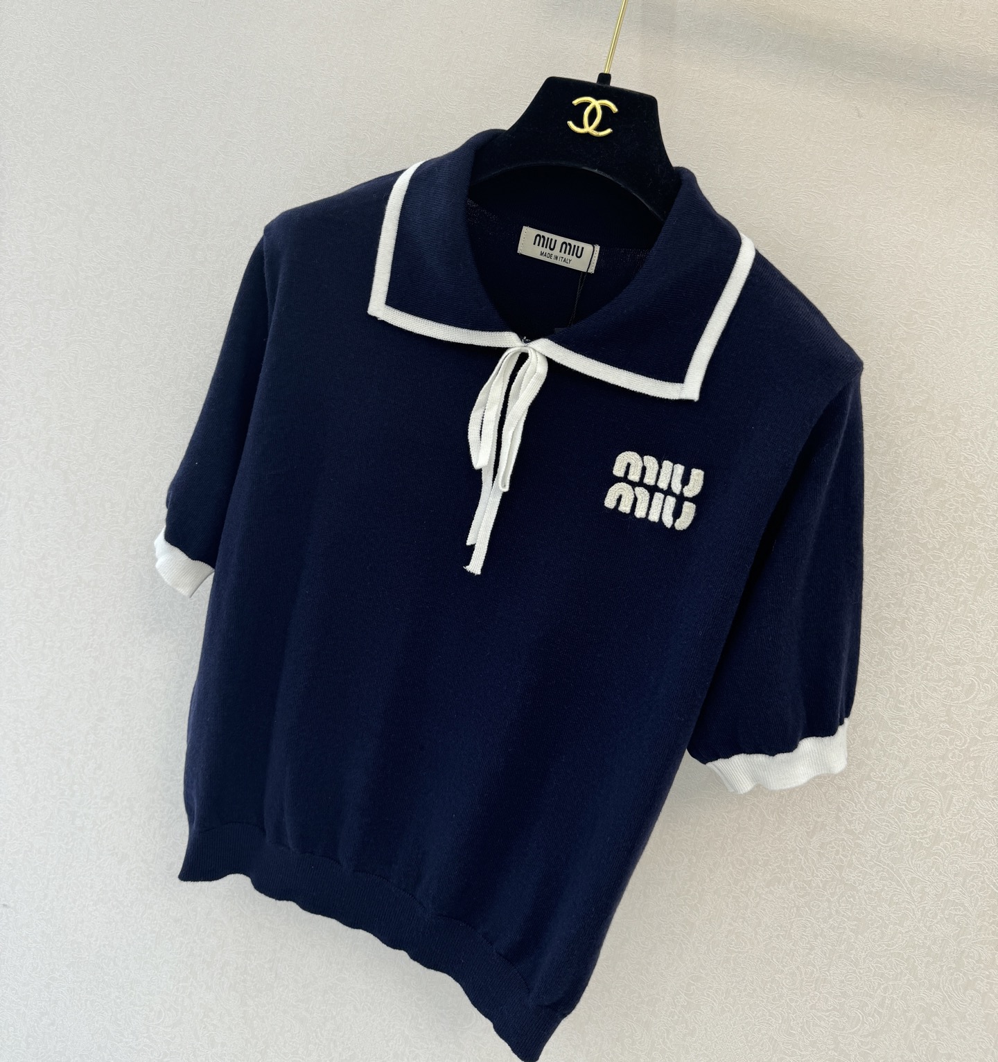 缪缪新品🆕🆕翻领短袖💗💗实拍图🆕🆕