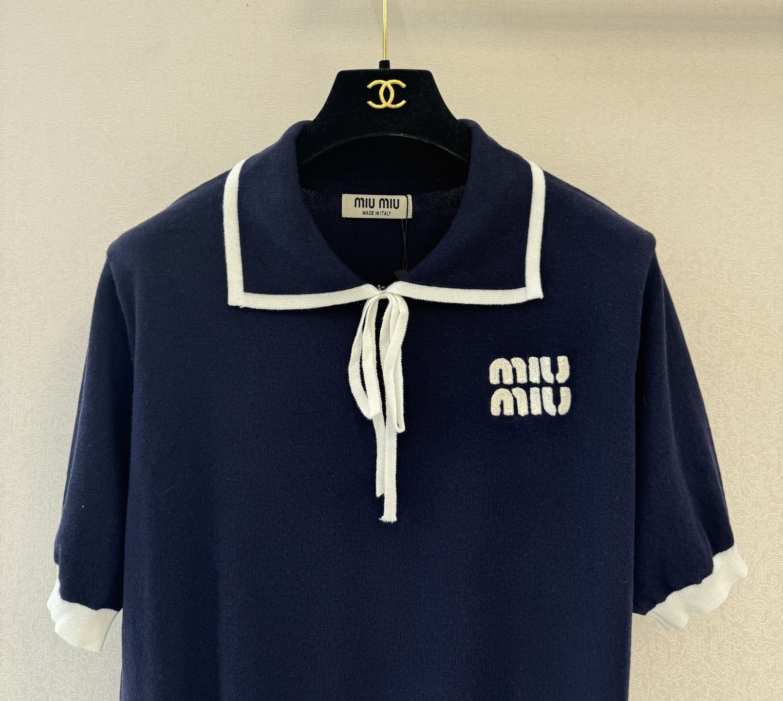 缪缪新品🆕🆕翻领短袖💗💗实拍图🆕🆕