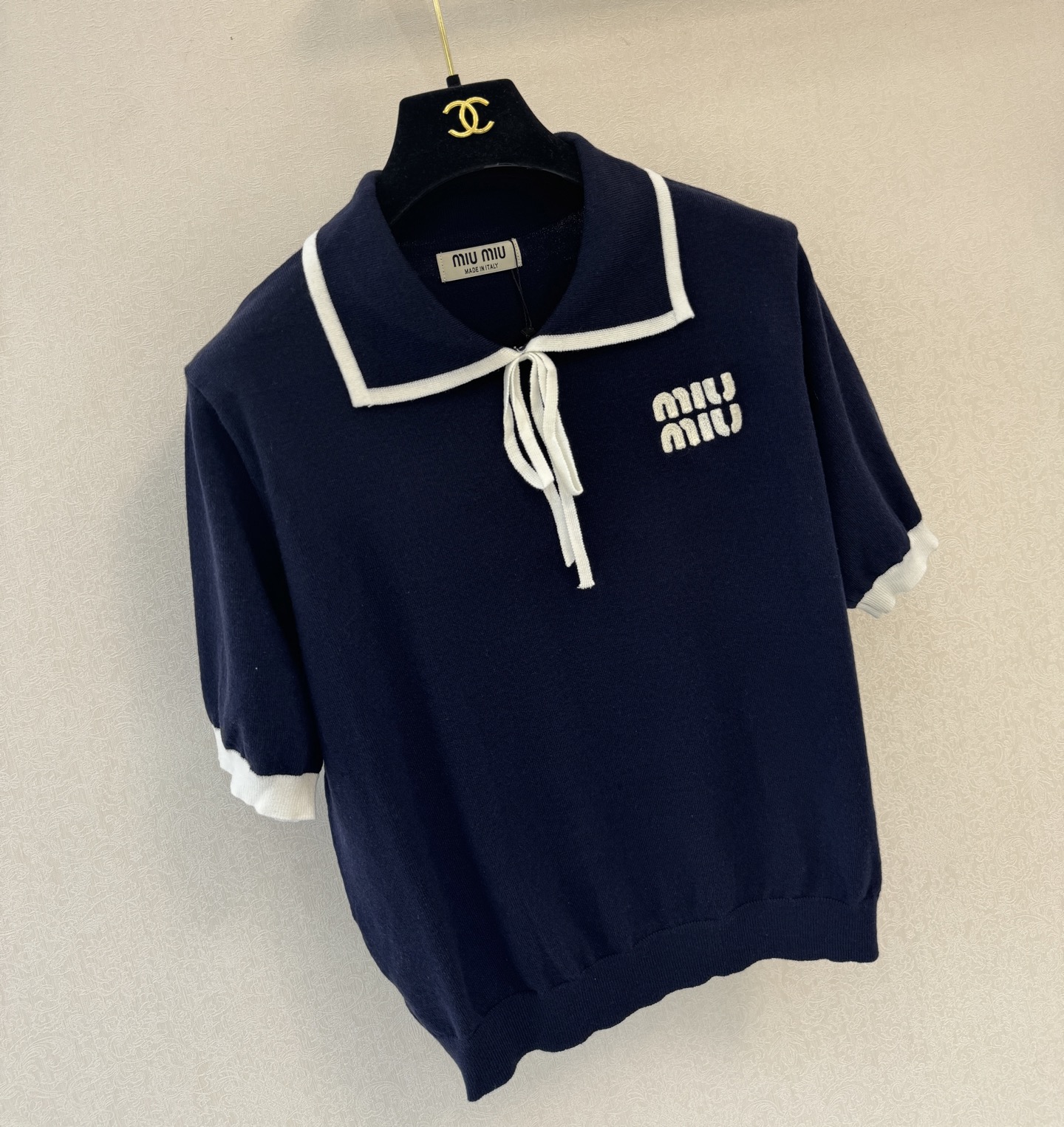 缪缪新品🆕🆕翻领短袖💗💗实拍图🆕🆕