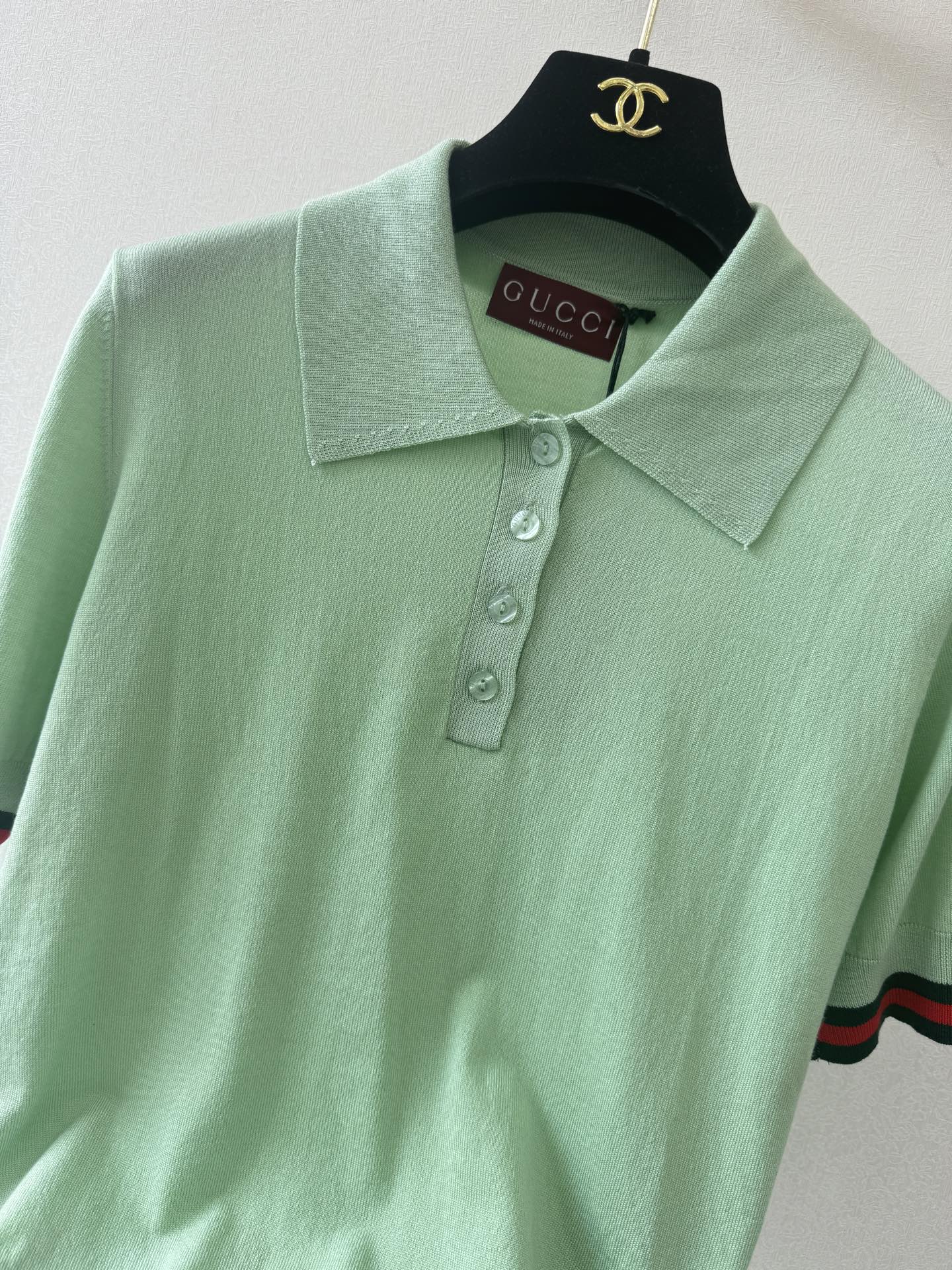 古驰新品🆕🆕Polo领短袖💗💗实拍图🆕🆕