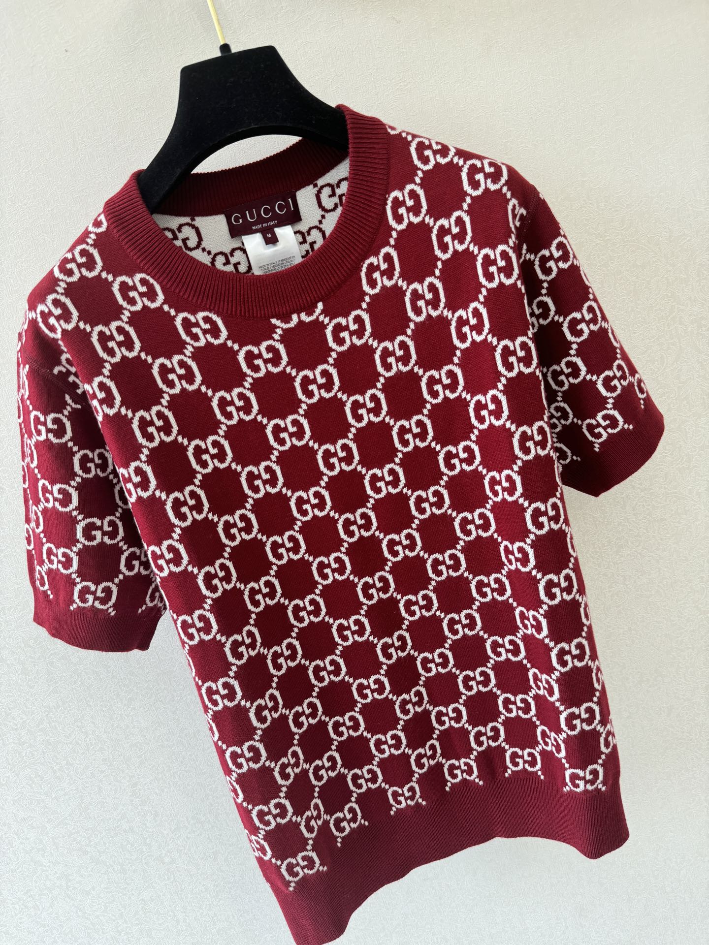 古驰经典爆款🆕🆕圆领短袖💗💗实拍图🆕🆕两面可穿