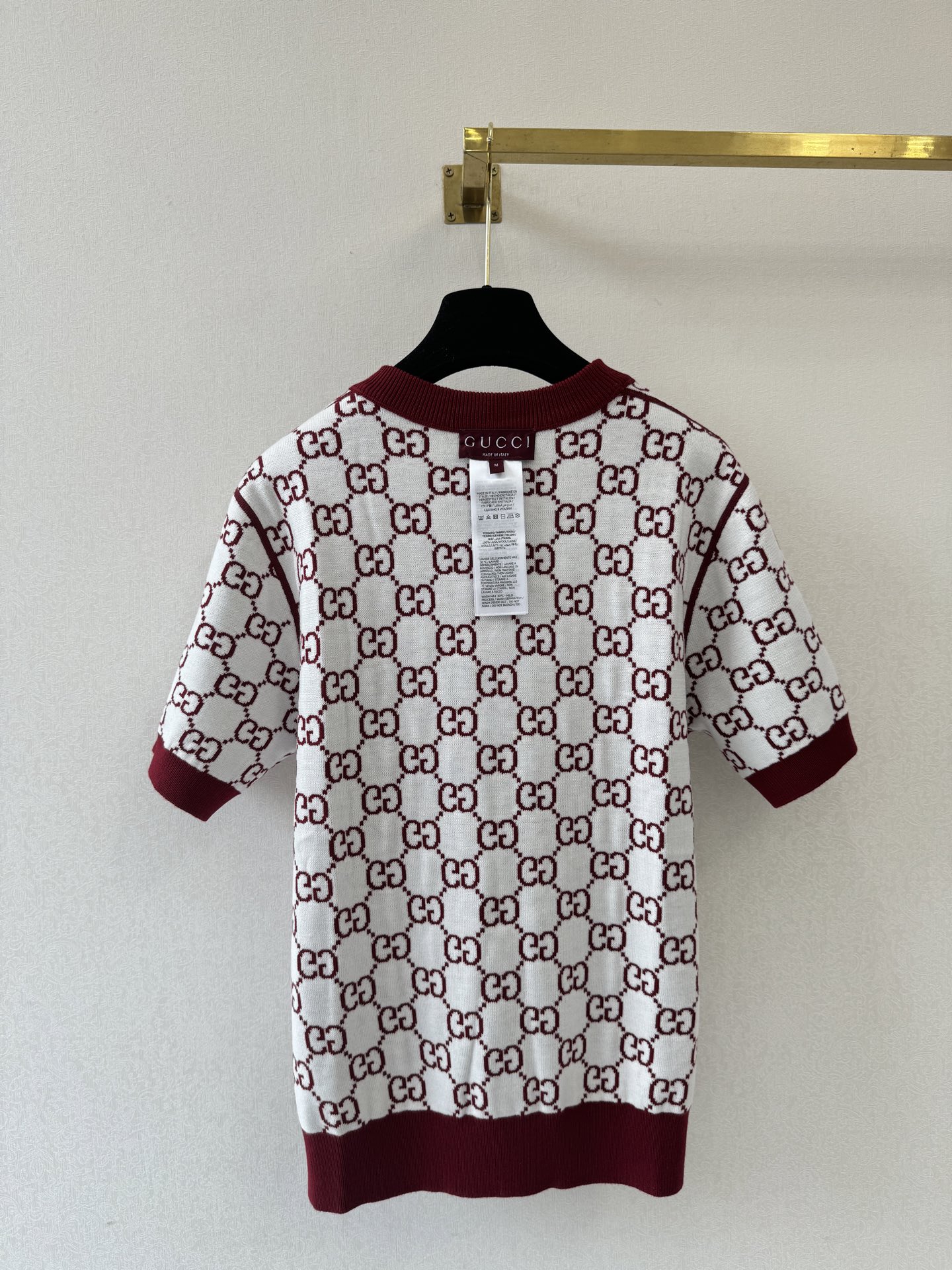 古驰经典爆款🆕🆕圆领短袖💗💗实拍图🆕🆕两面可穿