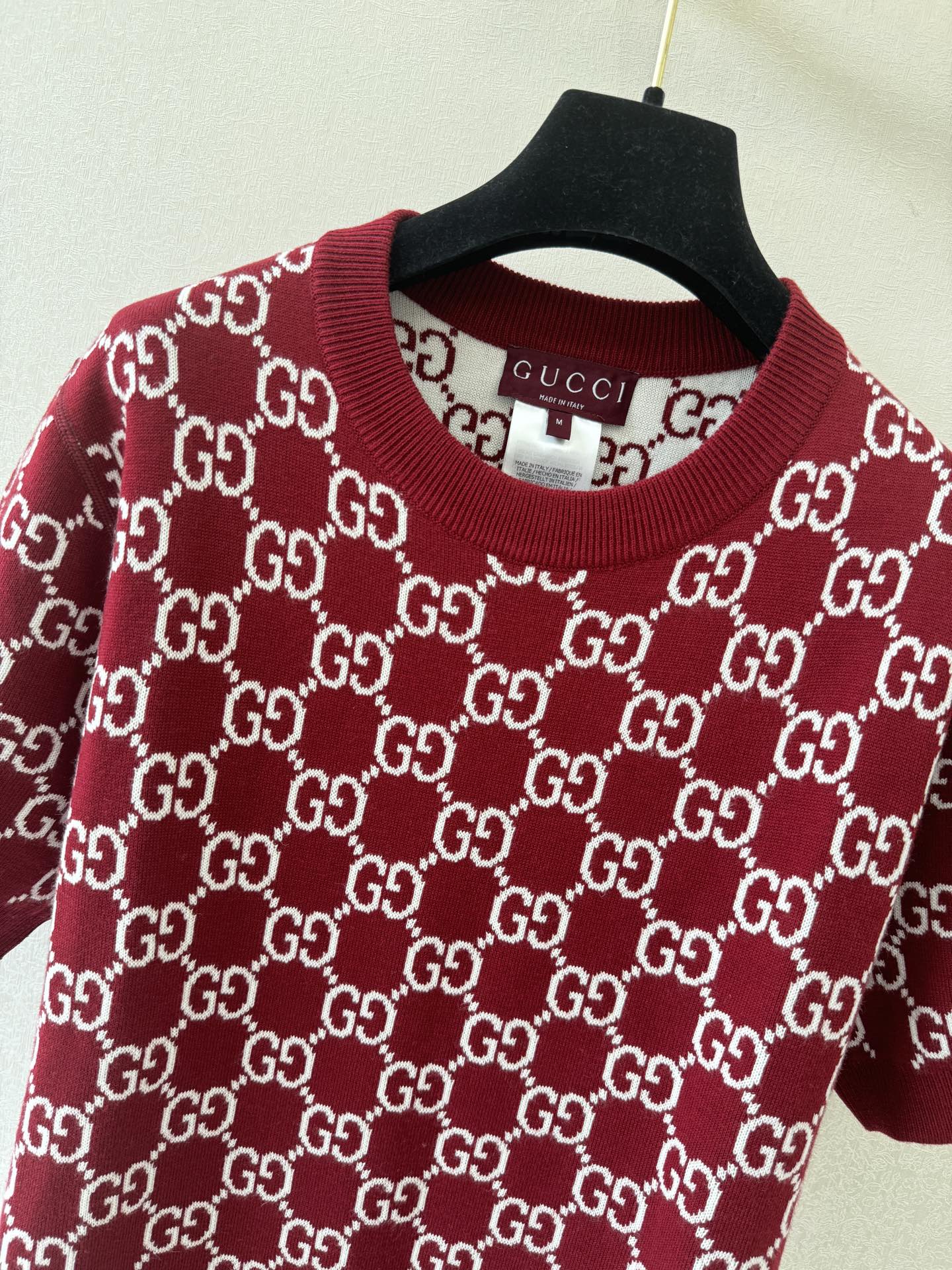 古驰经典爆款🆕🆕圆领短袖💗💗实拍图🆕🆕两面可穿