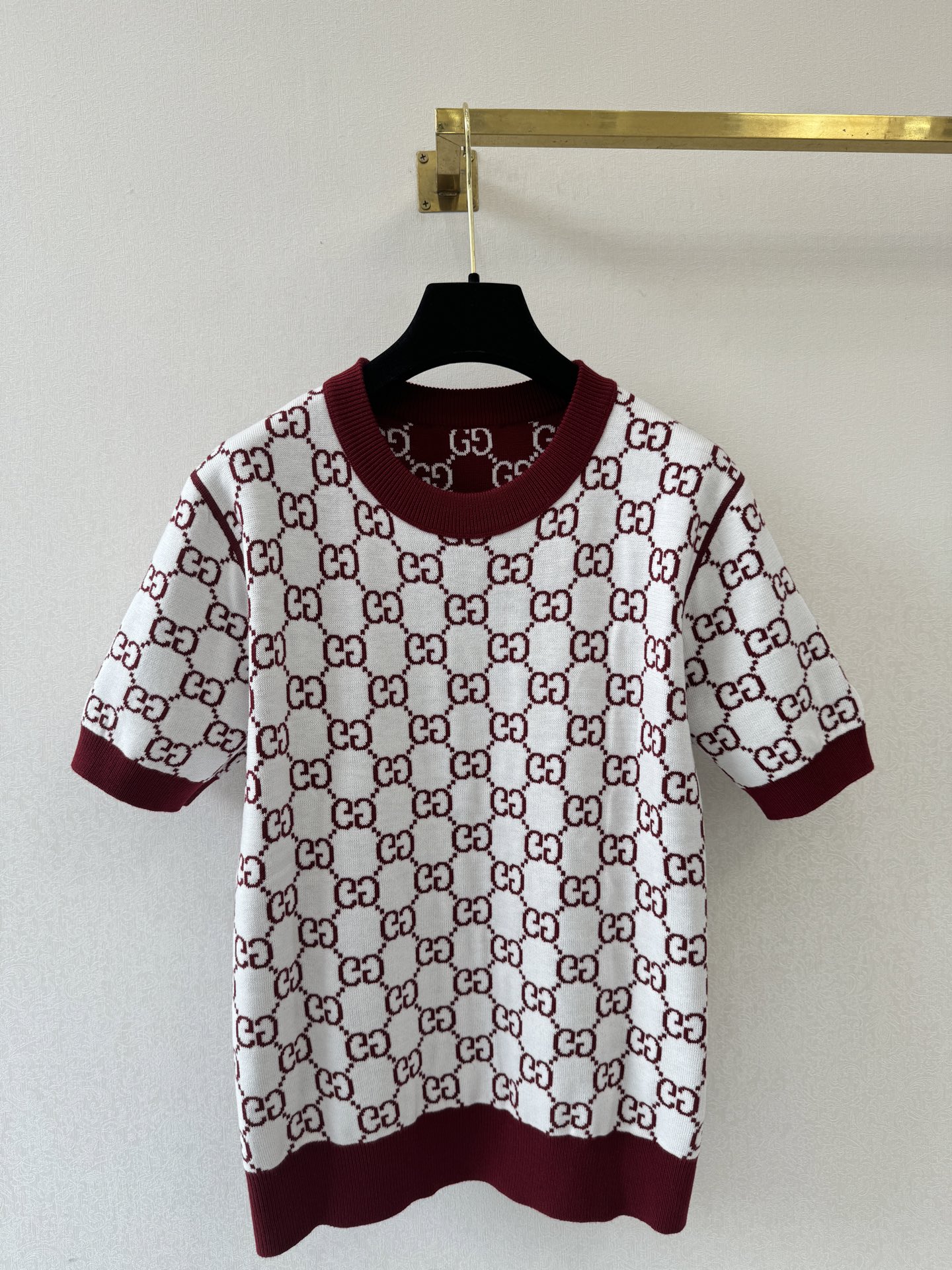 古驰经典爆款🆕🆕圆领短袖💗💗实拍图🆕🆕两面可穿