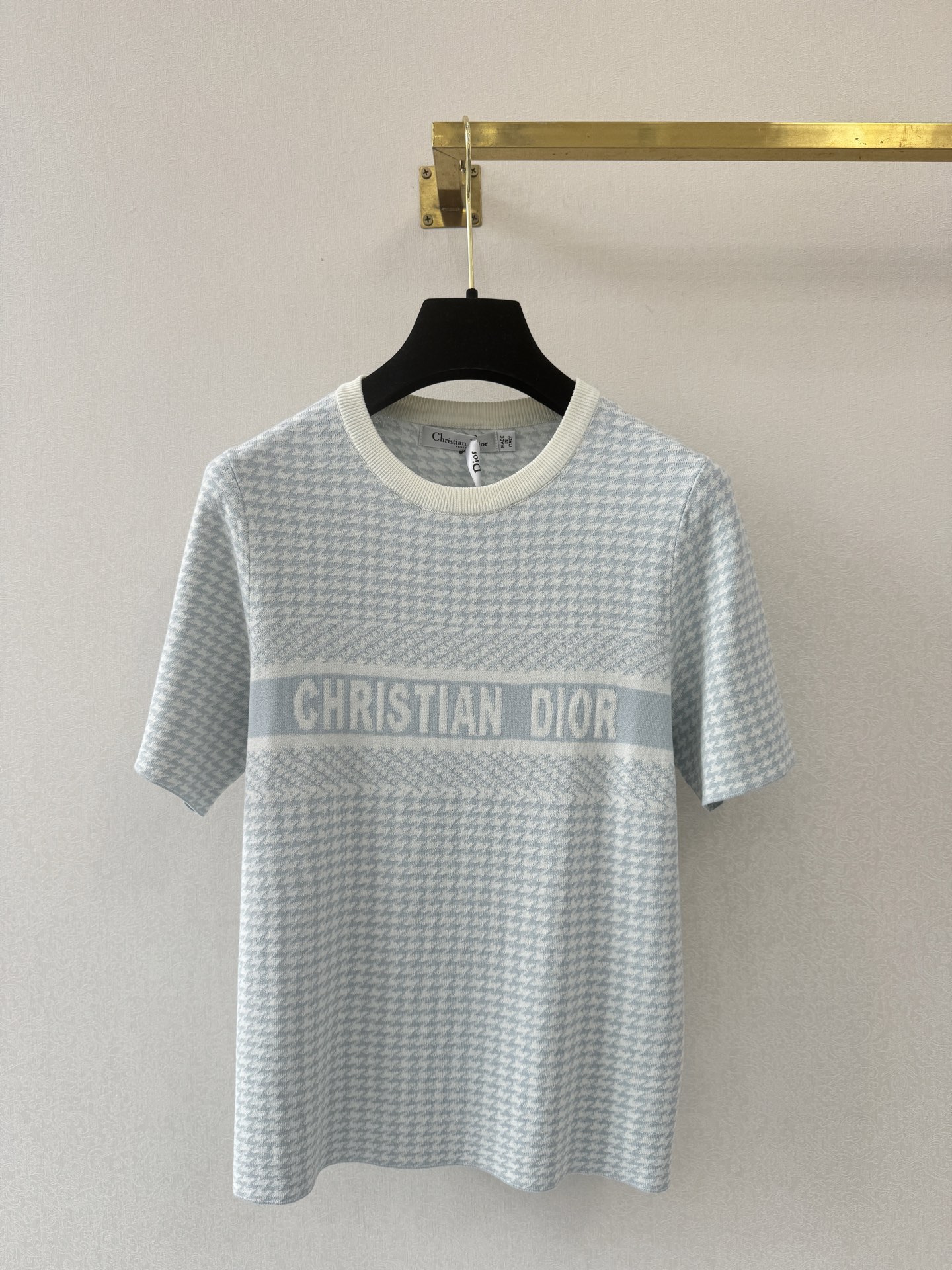 迪奥新品🆕🆕圆领短袖💗💗实拍图🆕🆕两色3码