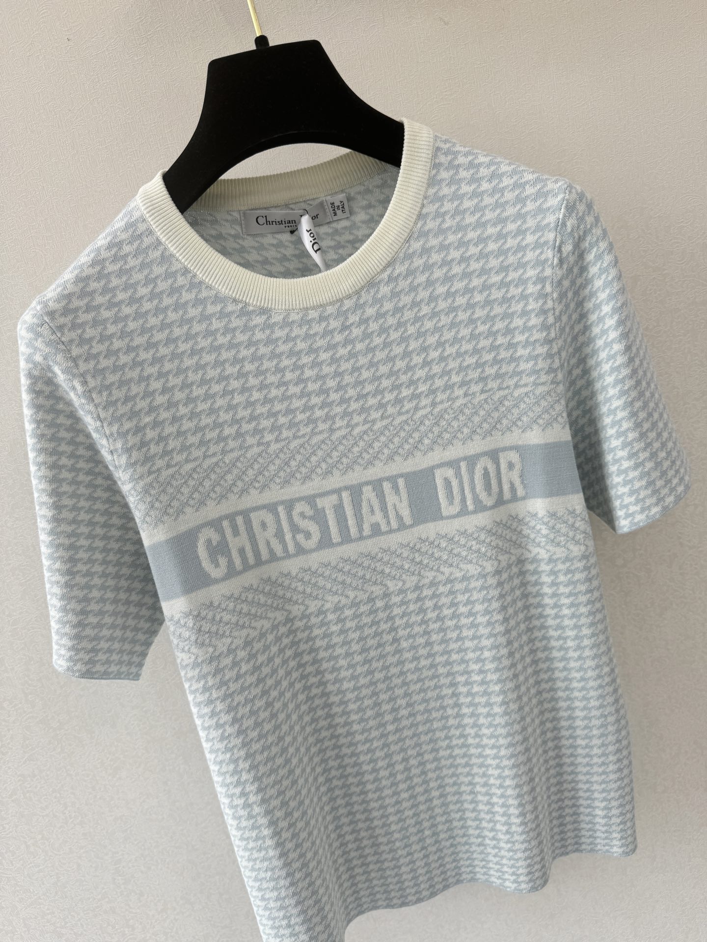 迪奥新品🆕🆕圆领短袖💗💗实拍图🆕🆕两色3码