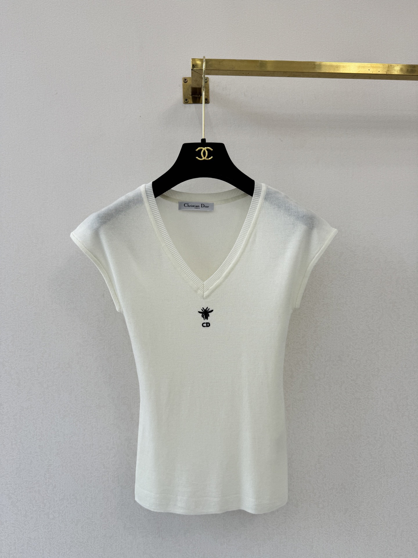 迪奥新品🆕🆕V领坎肩背心💗💗实拍图🆕🆕两色3码