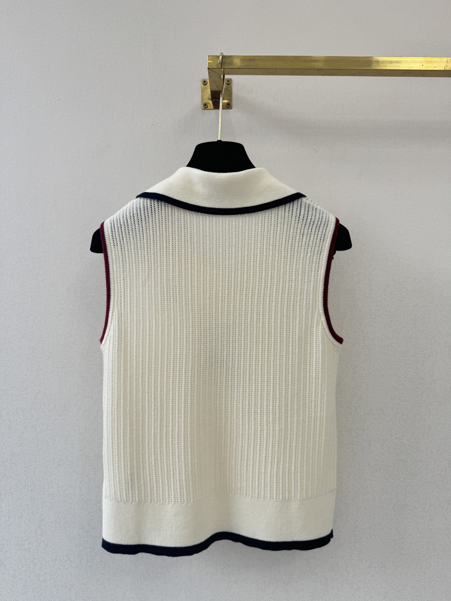 小香新品🆕🆕翻领背心💗💗实拍图🆕🆕两色3码