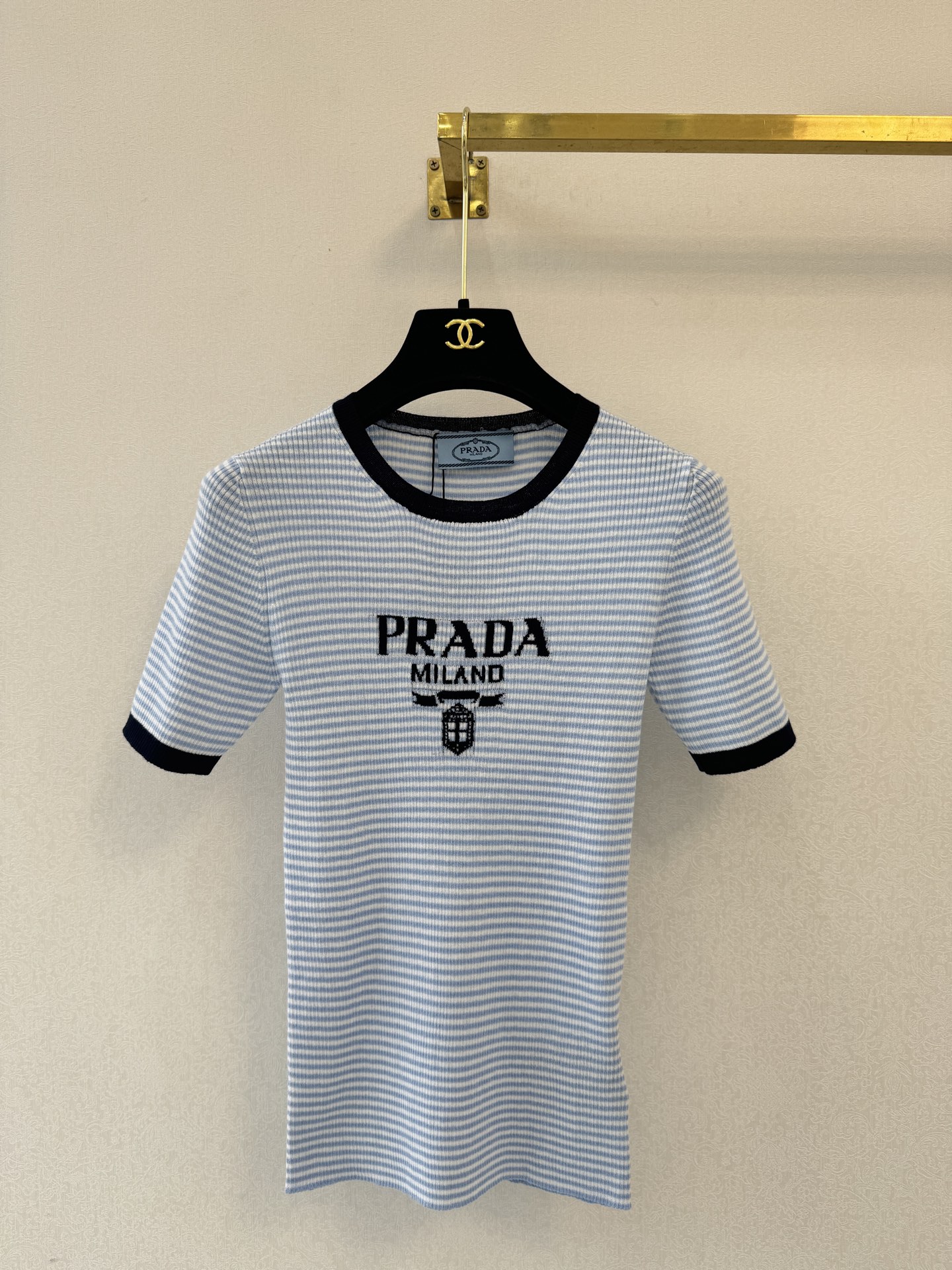 普拉达新品🆕🆕圆领短袖💗💗实拍图🆕🆕